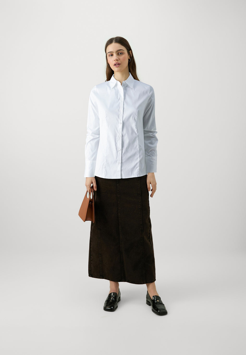 THE FITTED  - Button-down blouse - white