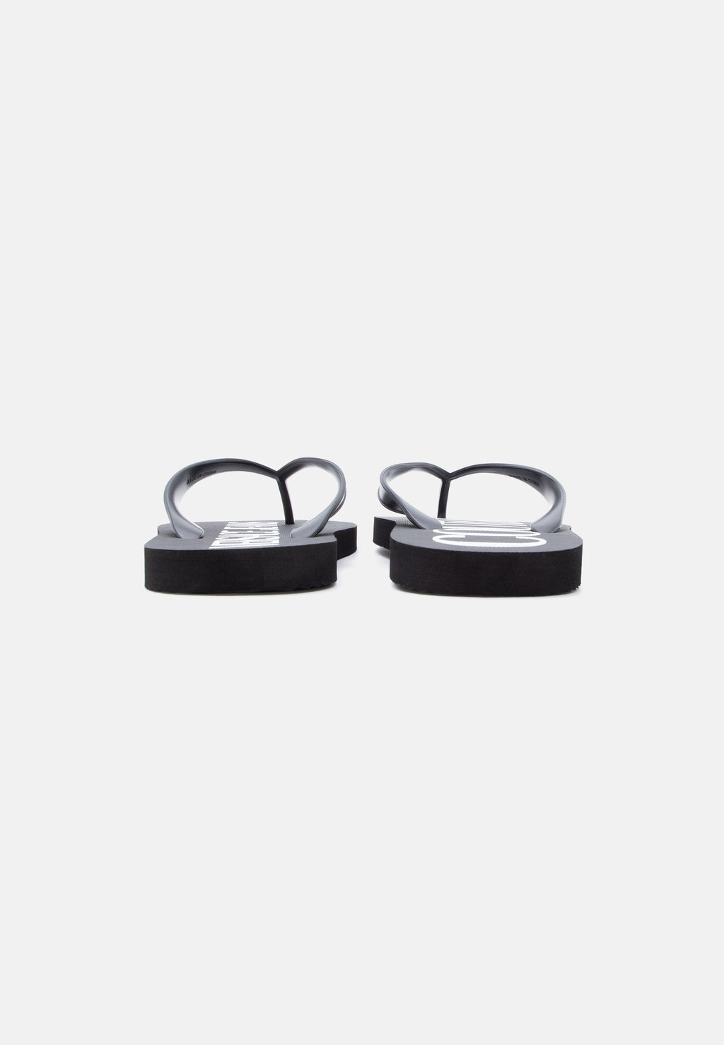 FONDO - T-bar sandals - black/white