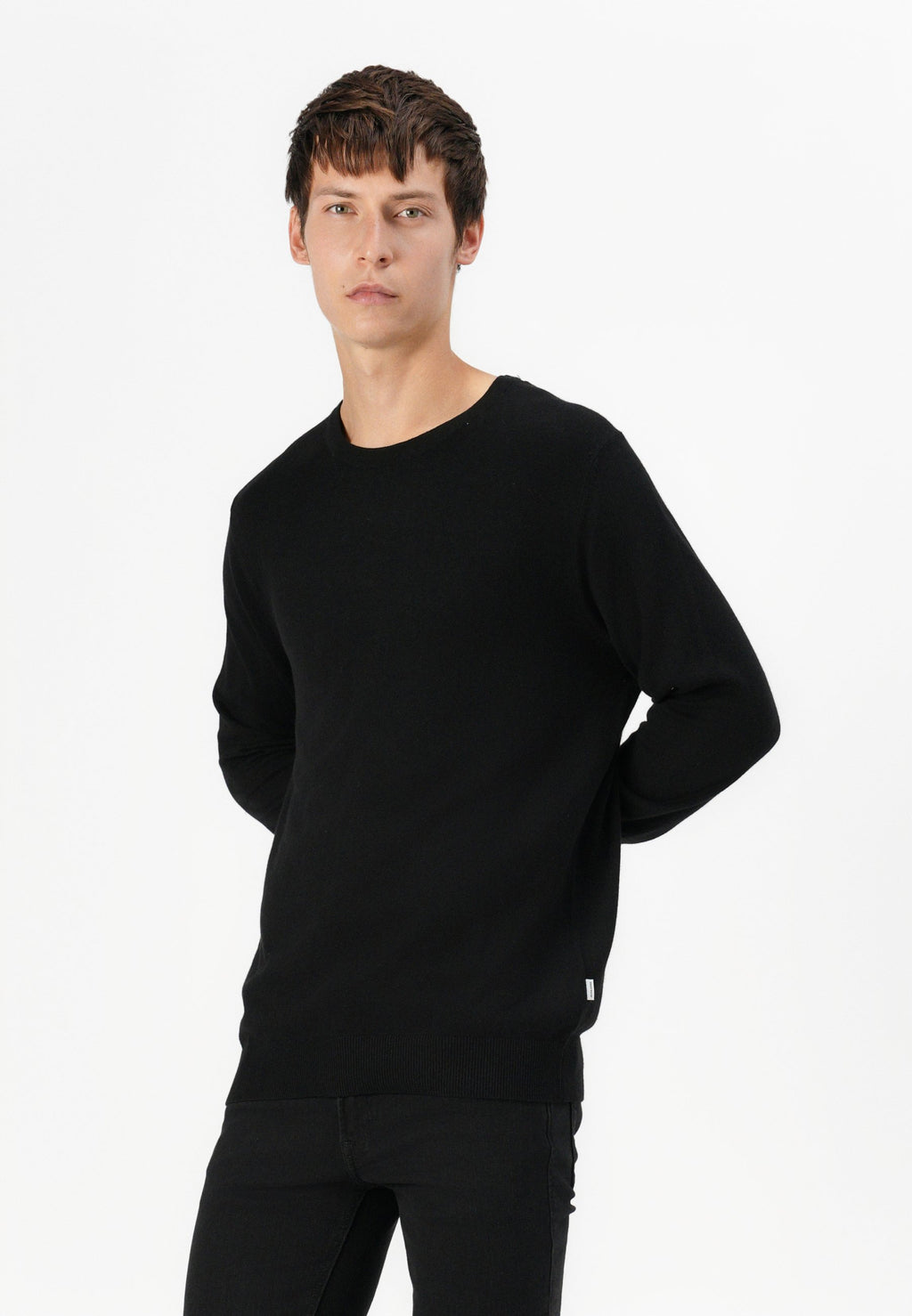 JJILIAM JJORIGINAL LOW RISE - Jeans Skinny Fit - black denim