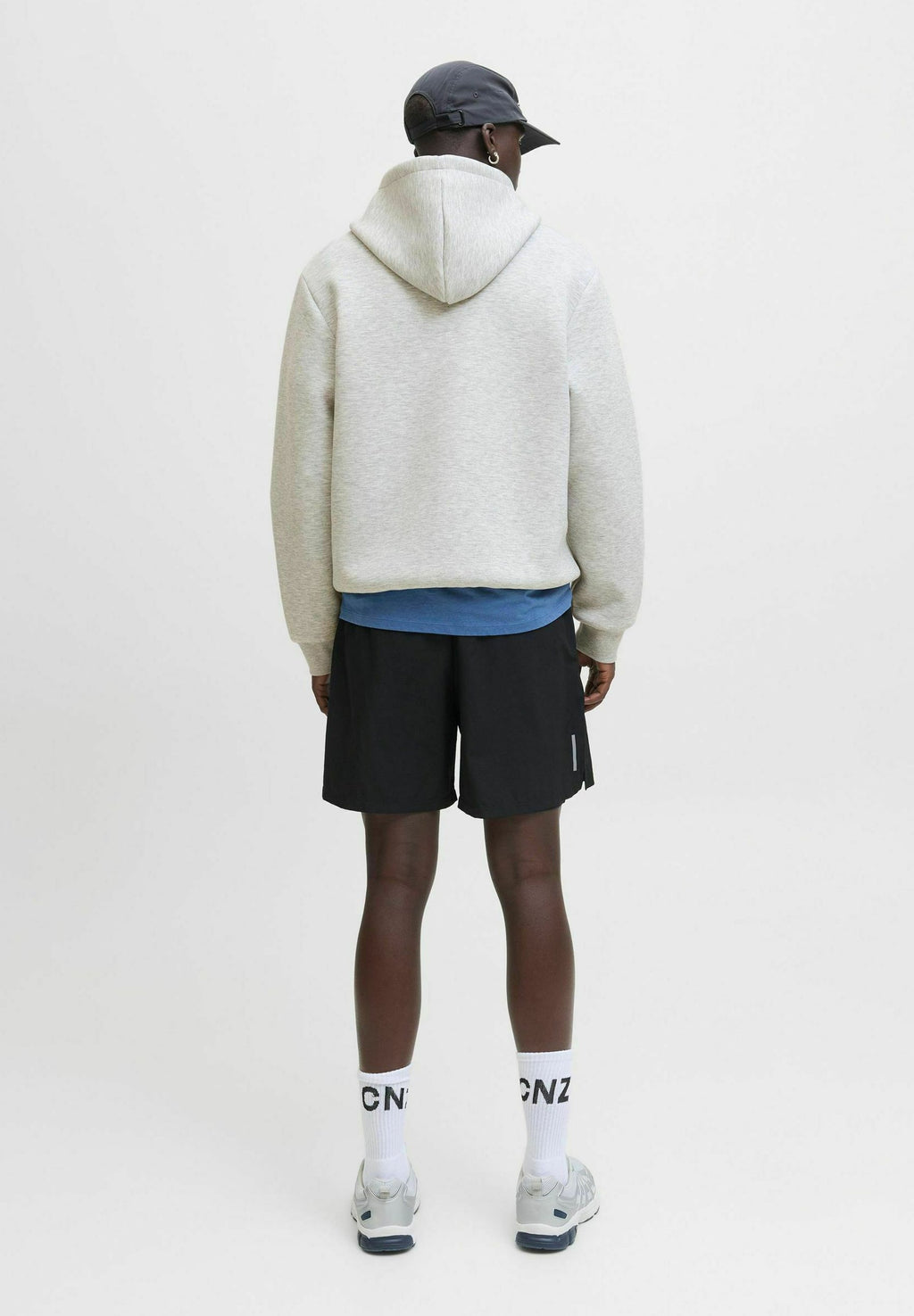 JCOFUSION HOOD - Hoodie - light grey melange