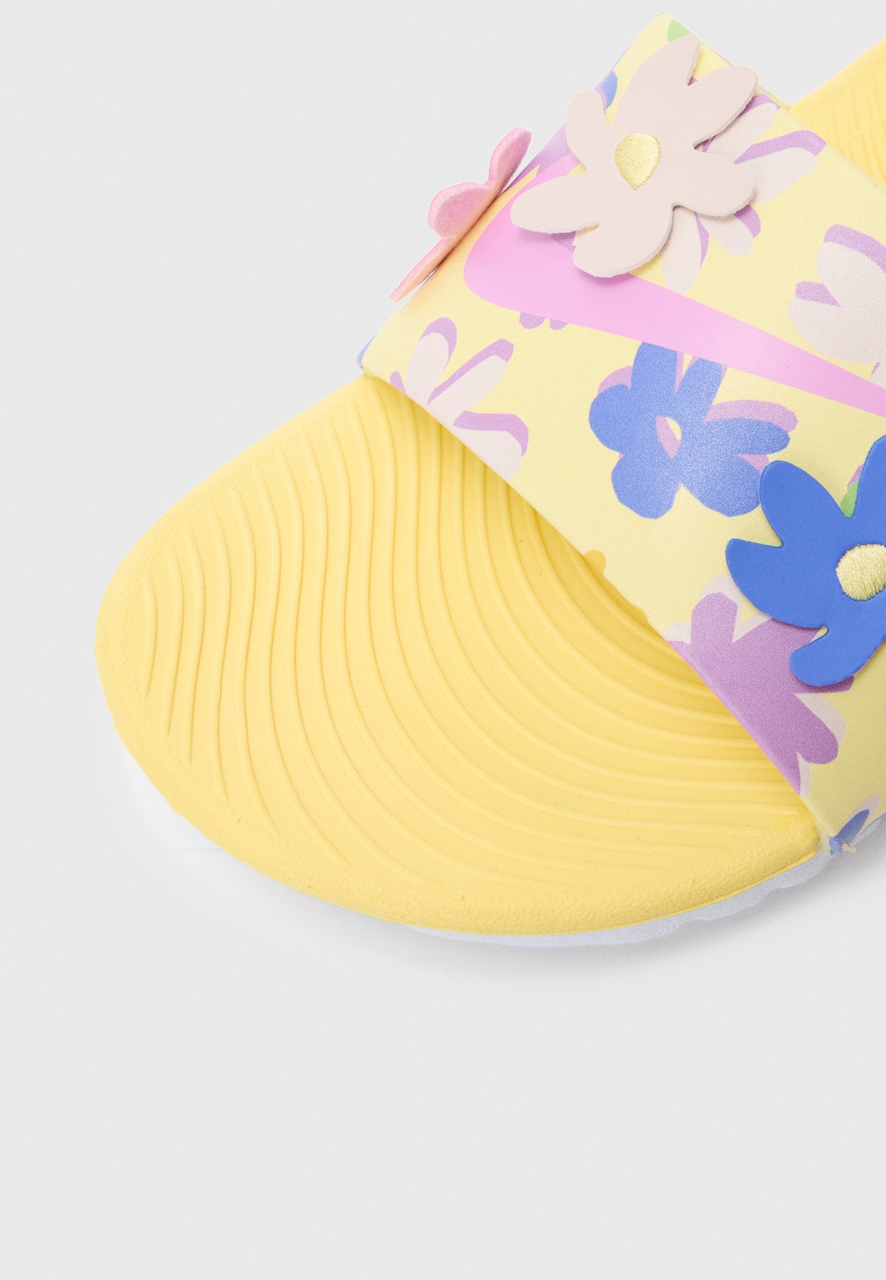 KAWA SLIDE UNISEX - Havuz terliği - yumuşak sarı/eflatun/çamur kırmızısı/safir