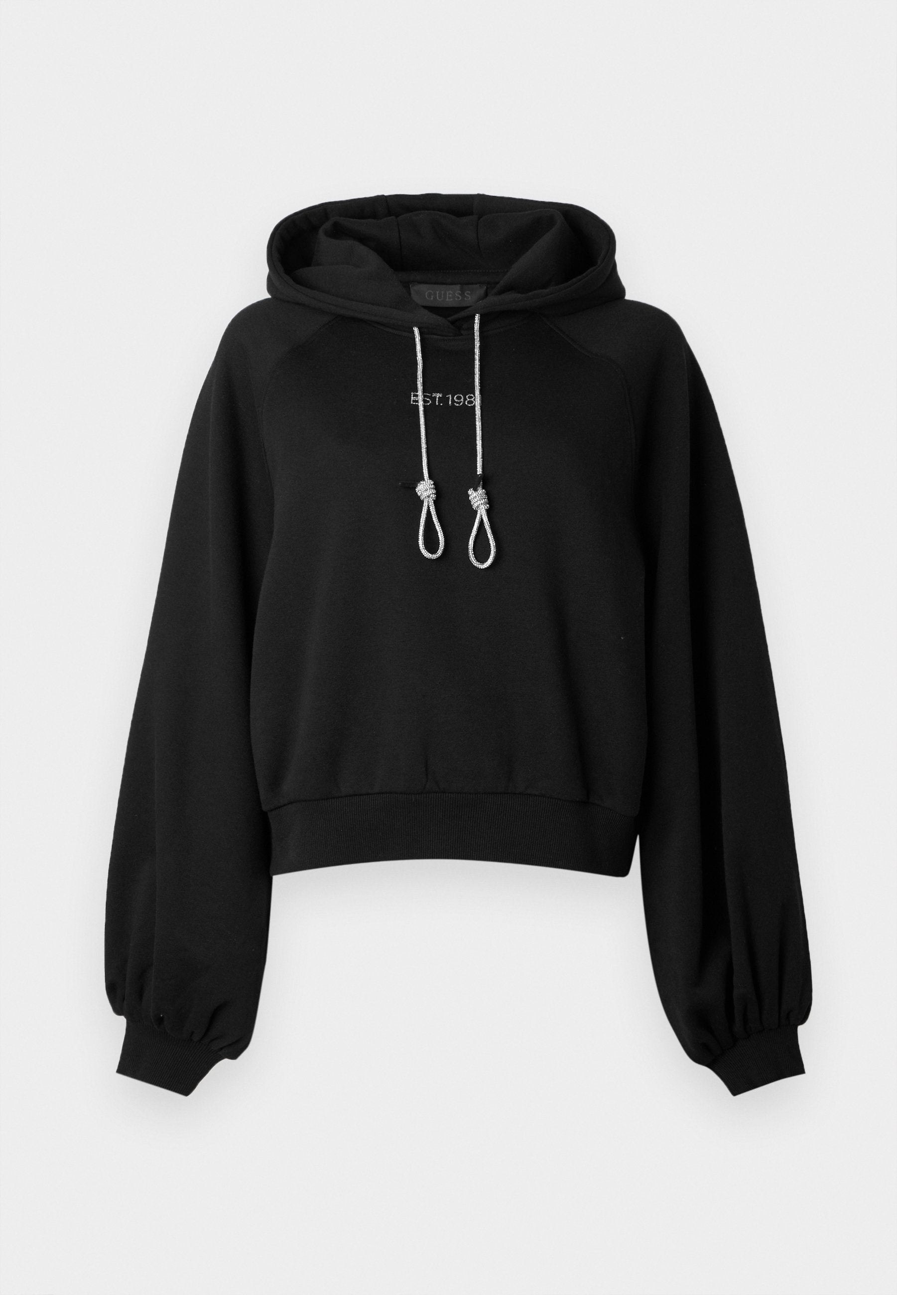 HOODED KRYSTAL  - Sweatshirt - jet black