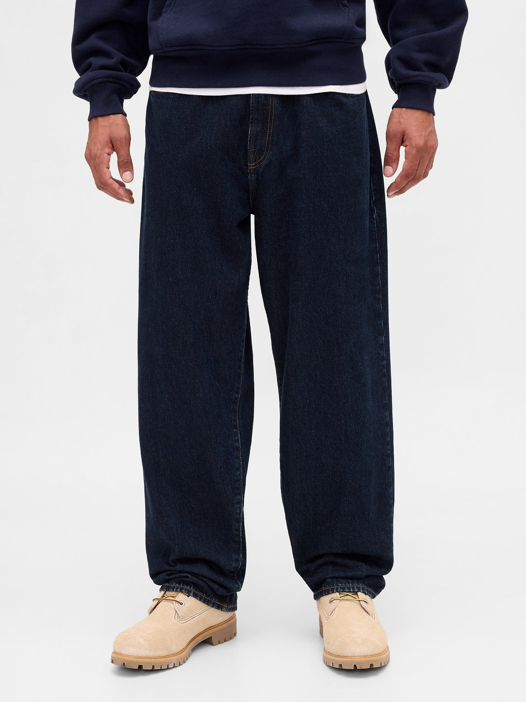 BAGGY FIT RINSE - Jean ample - délavage foncé
