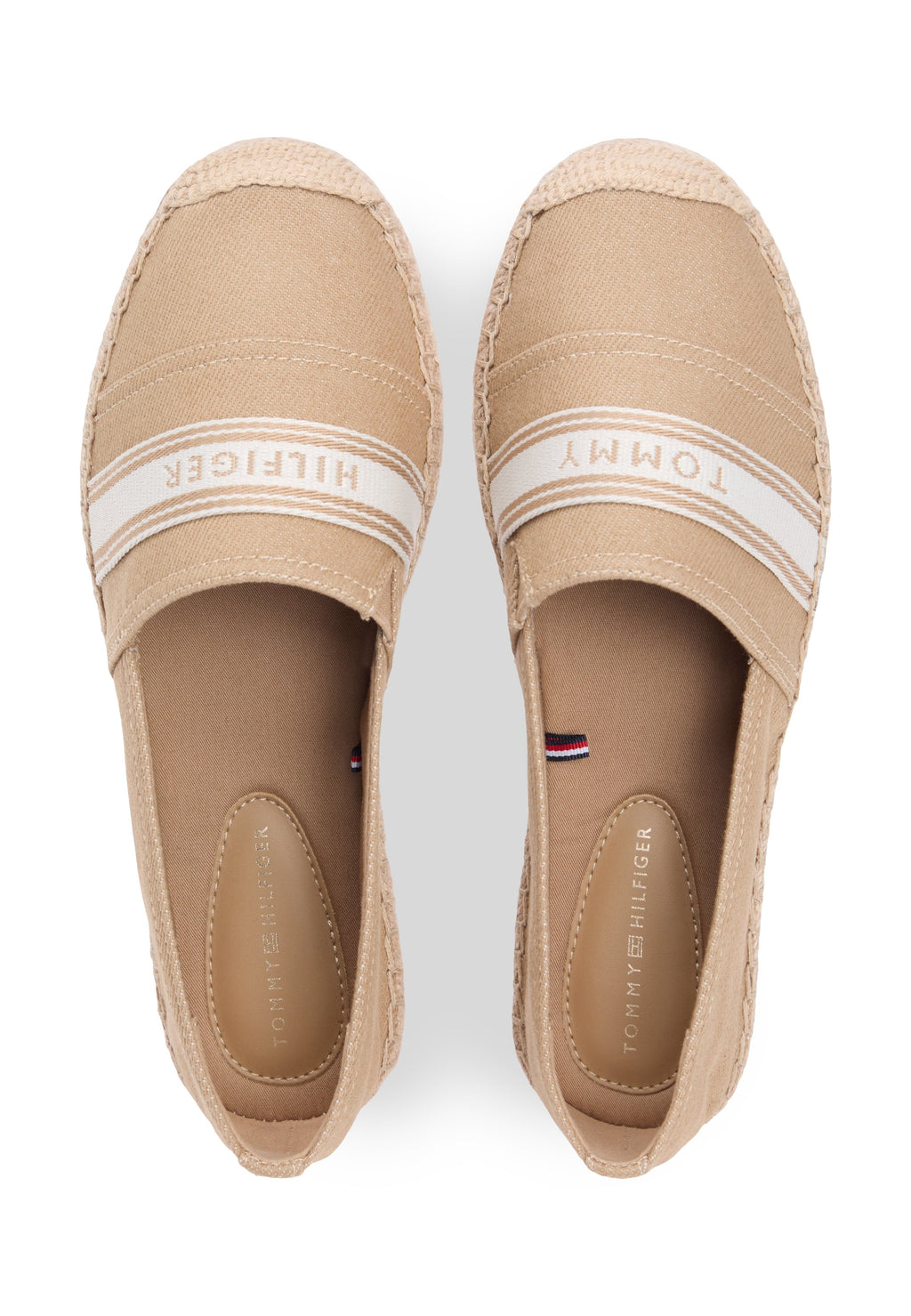 CANVAS DENIM ESPADRILLES - Espadrilles - safari