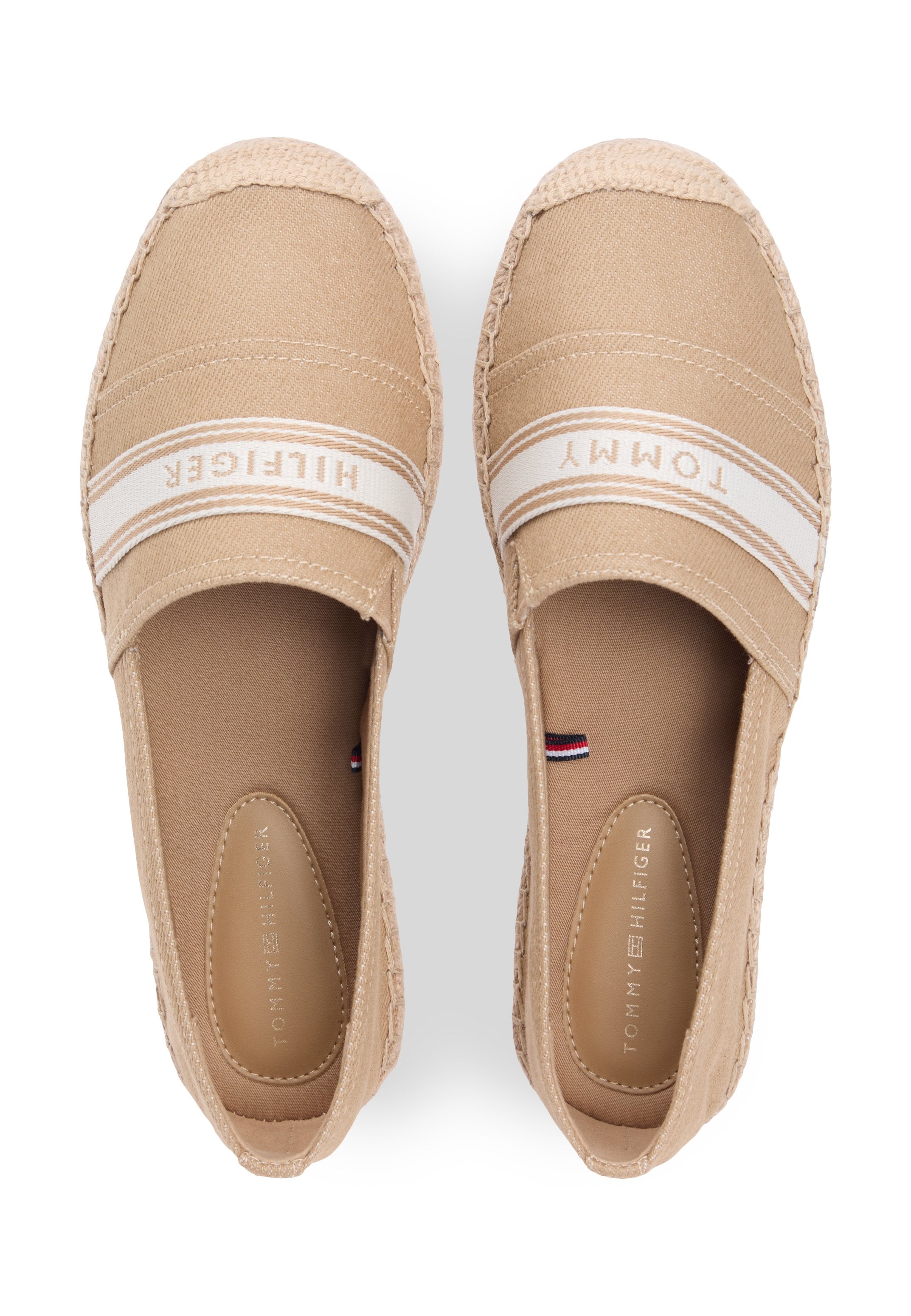 CANVAS DENIM ESPADRILLES - Espadrilles - safari