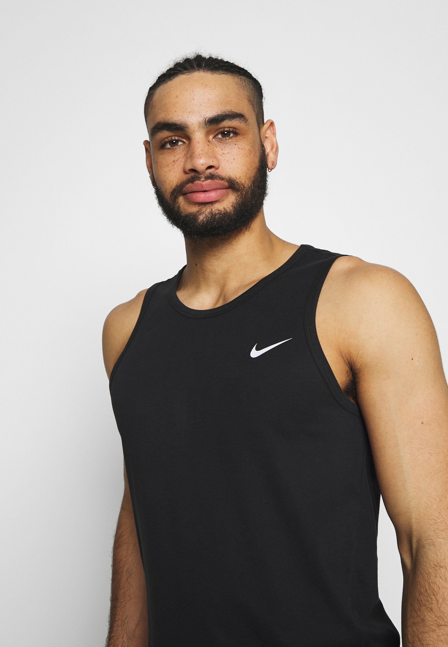TANK SOLID - Top - black /white