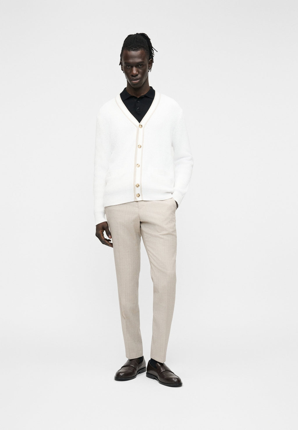 NAPOLI - Cardigan - white
