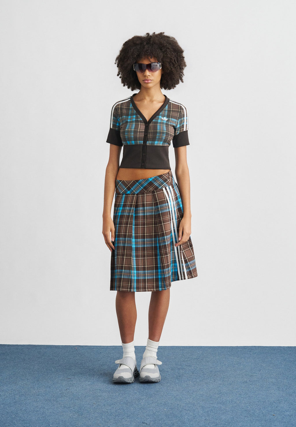 CHECK SKIRT - A-line skirt - multi coloured
