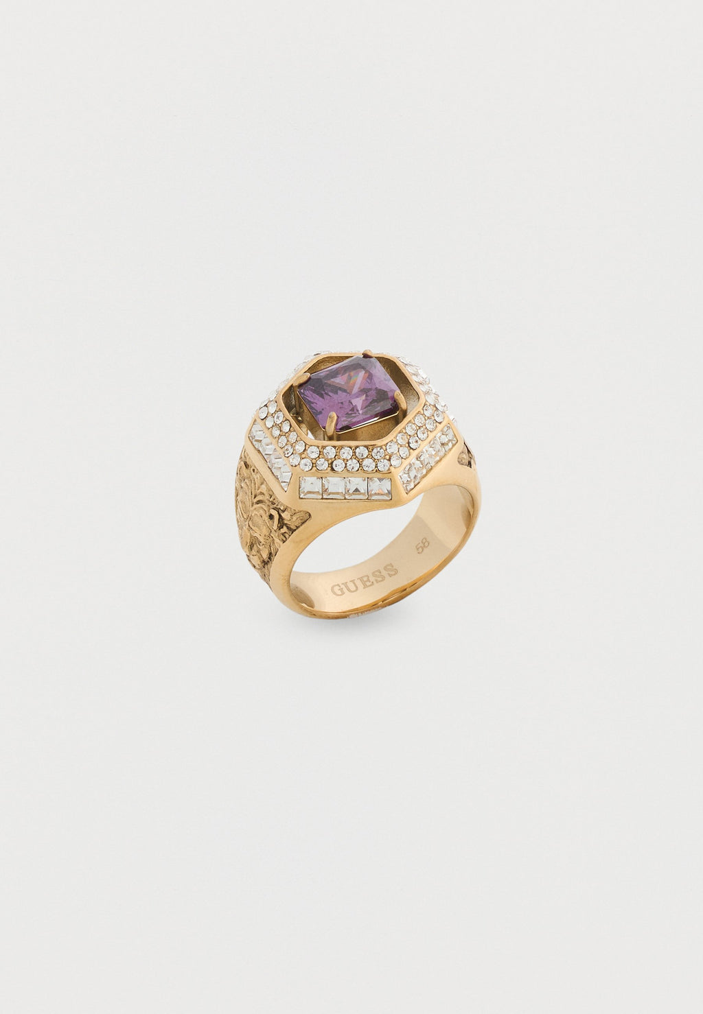 LIONESS QUEEN - Ring - yellow gold-coloured/amethyst