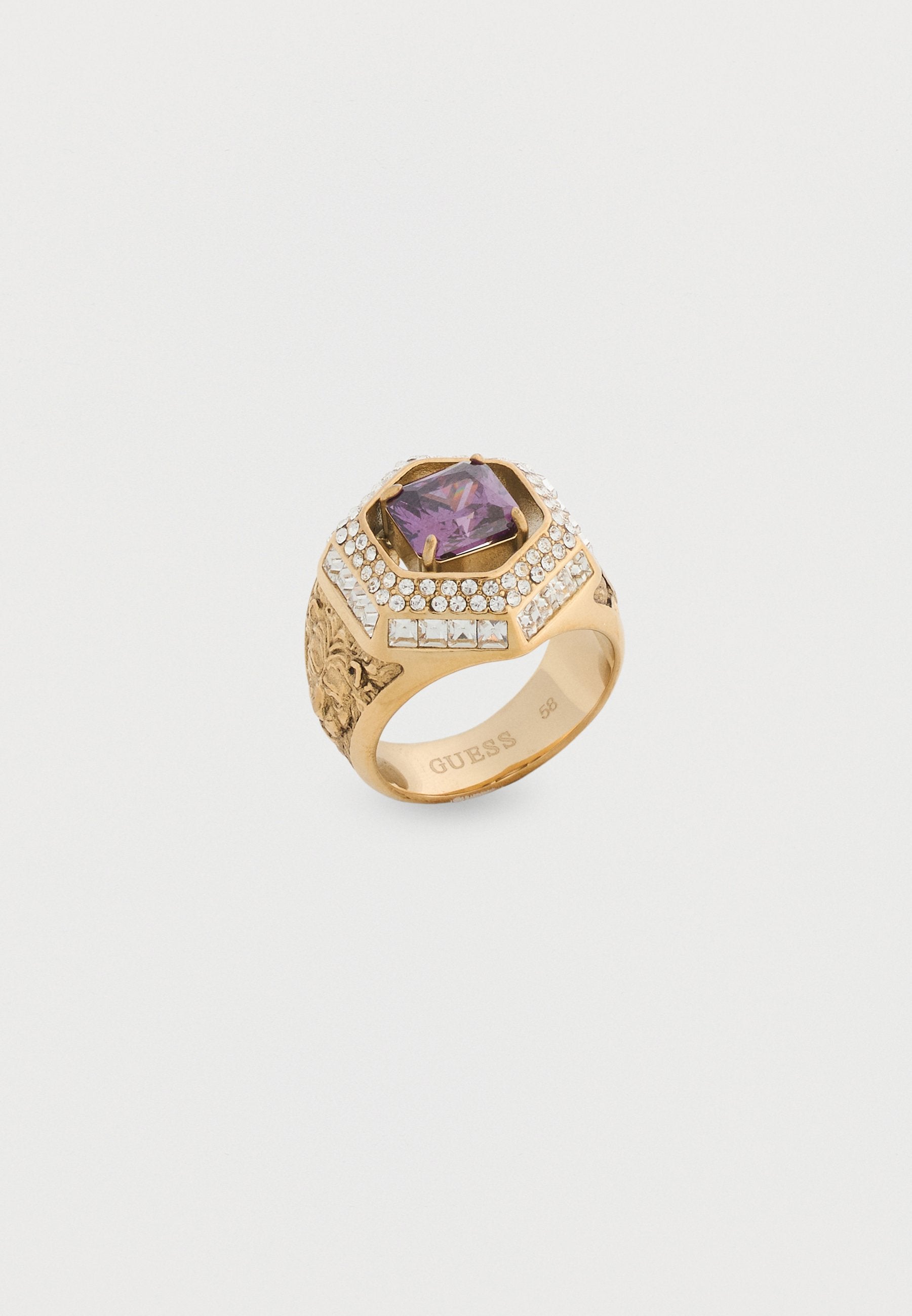 LIONESS QUEEN - Ring - yellow gold-coloured/amethyst