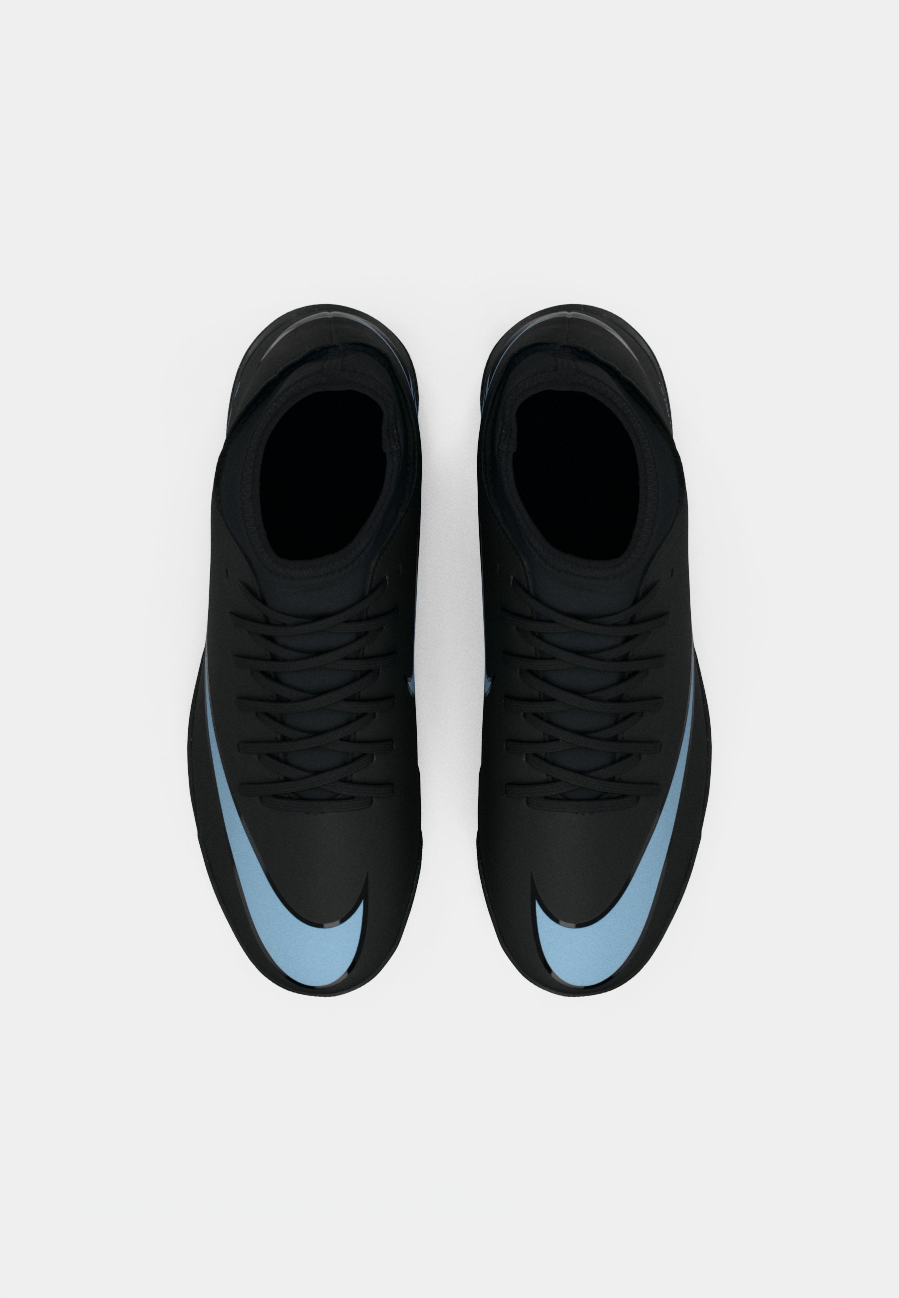 10 CLUB TF - Turf football boots - black/ice blue