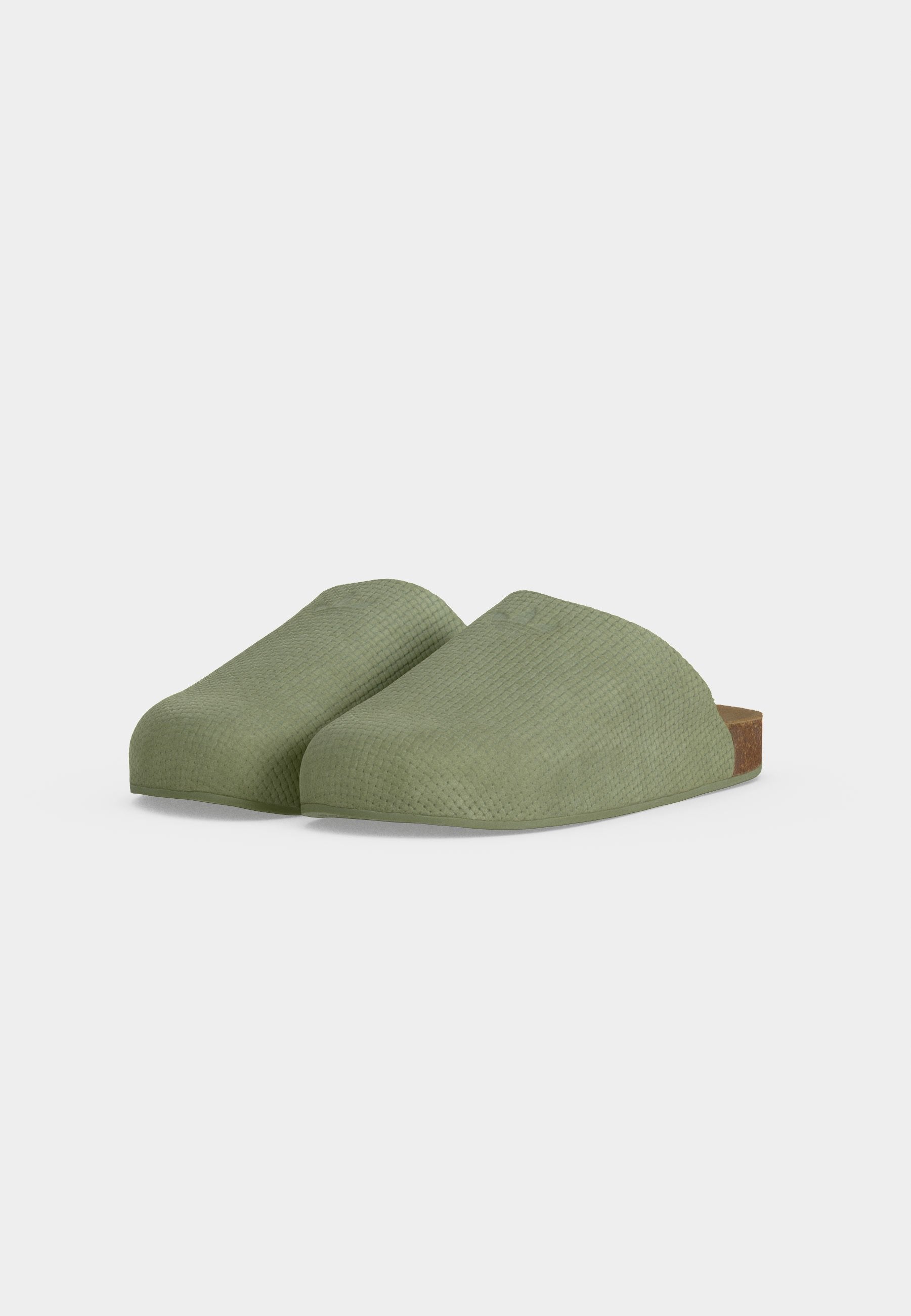 ADIMULE UNISEXE - Sabots - vert tente/carton