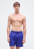 MEDIUM DRAWSTRING WAISTBAND - GRAPHIC MONOGRAM  - Swimming shorts - blue river fog
