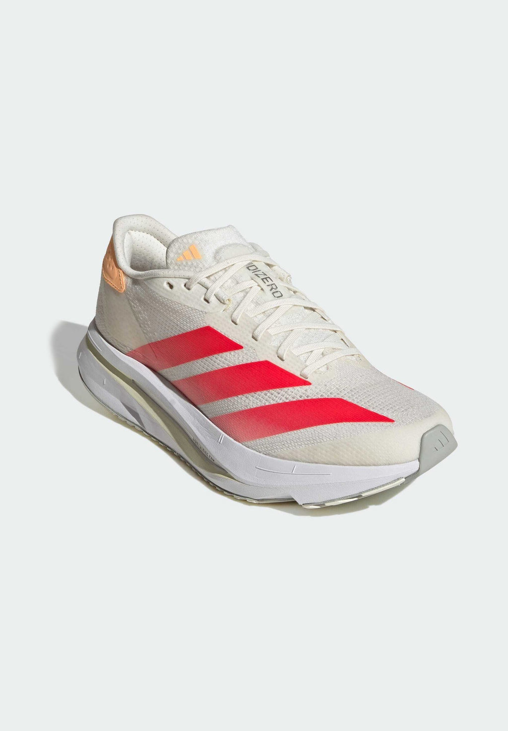 ADIZERO SL2 - Road running shoes - off white/lucid red/acid orange