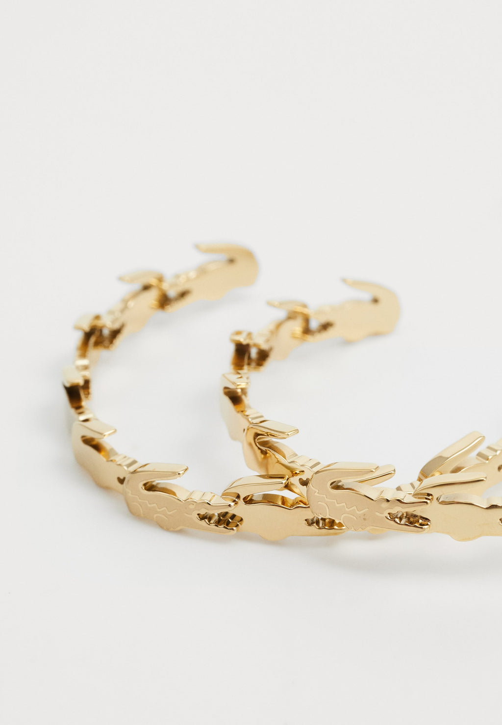 CROCODILE - Earrings - gold-coloured