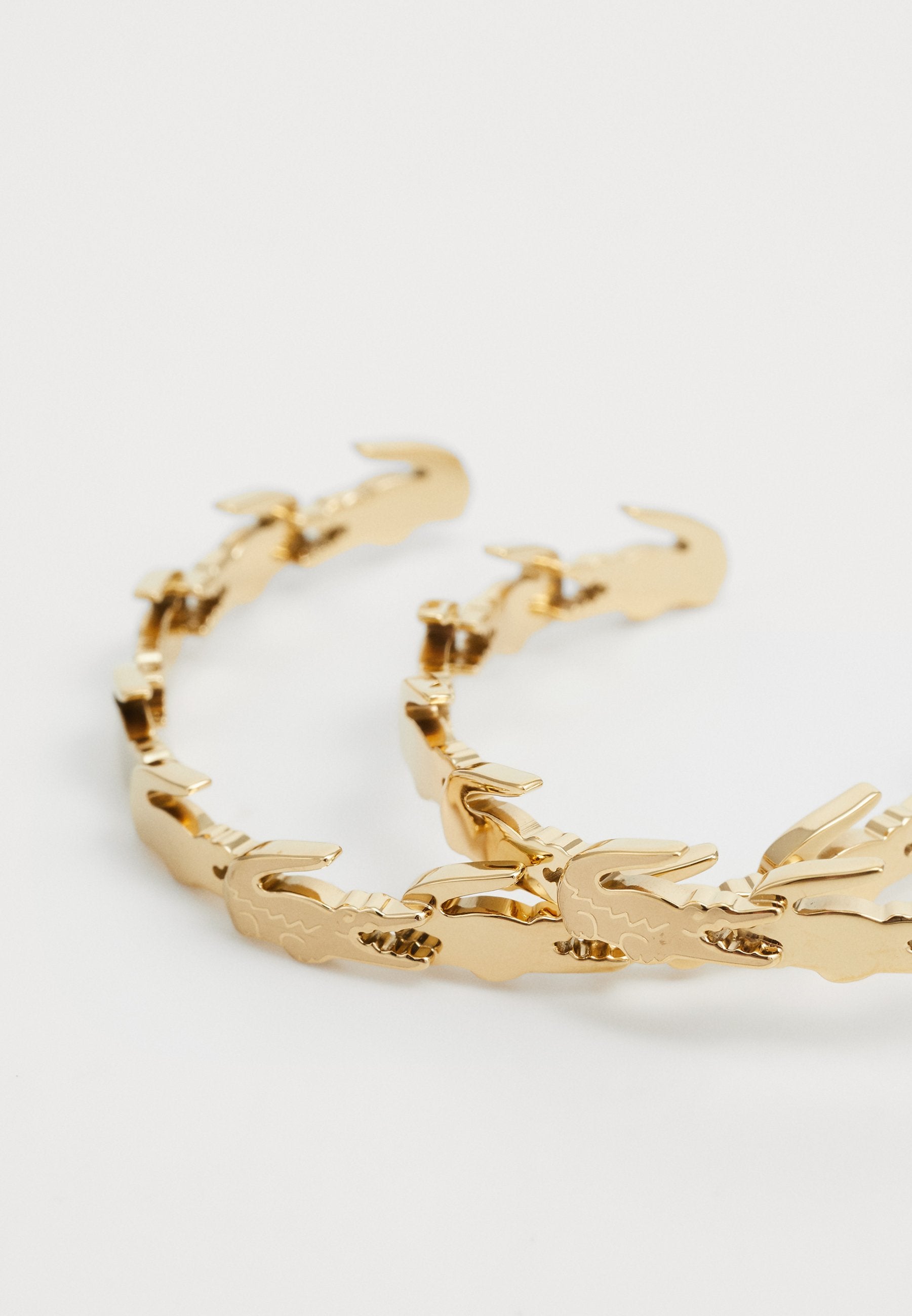 CROCODILE - Earrings - gold-coloured