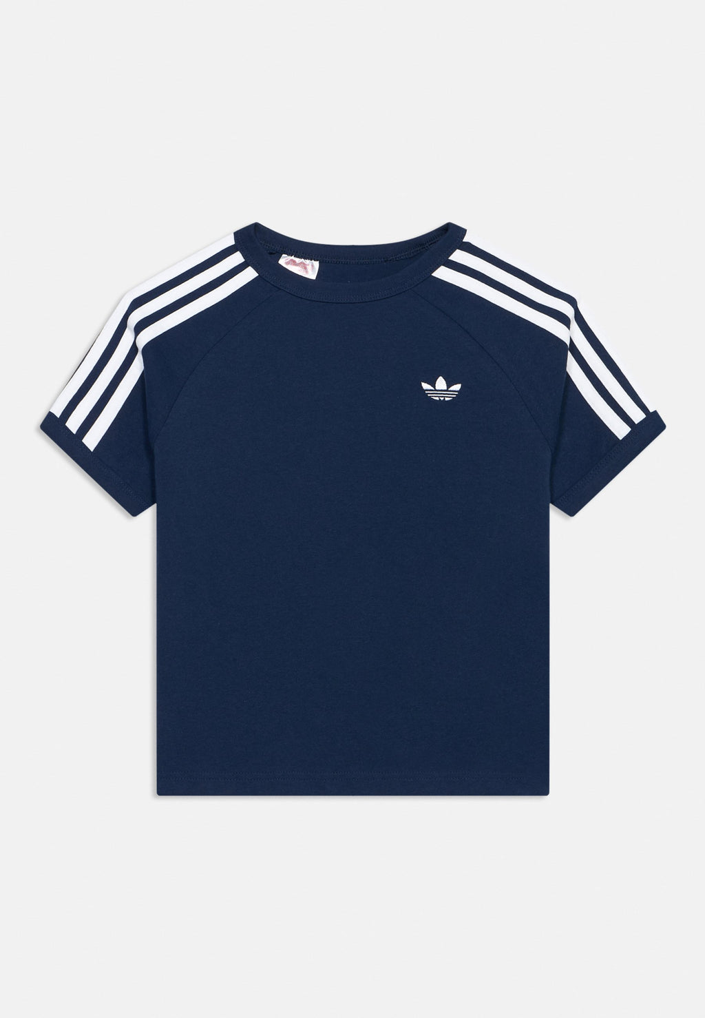 3 STRIPE TEE UNISEX - Baskılı Tişört - gece indigo/beyaz