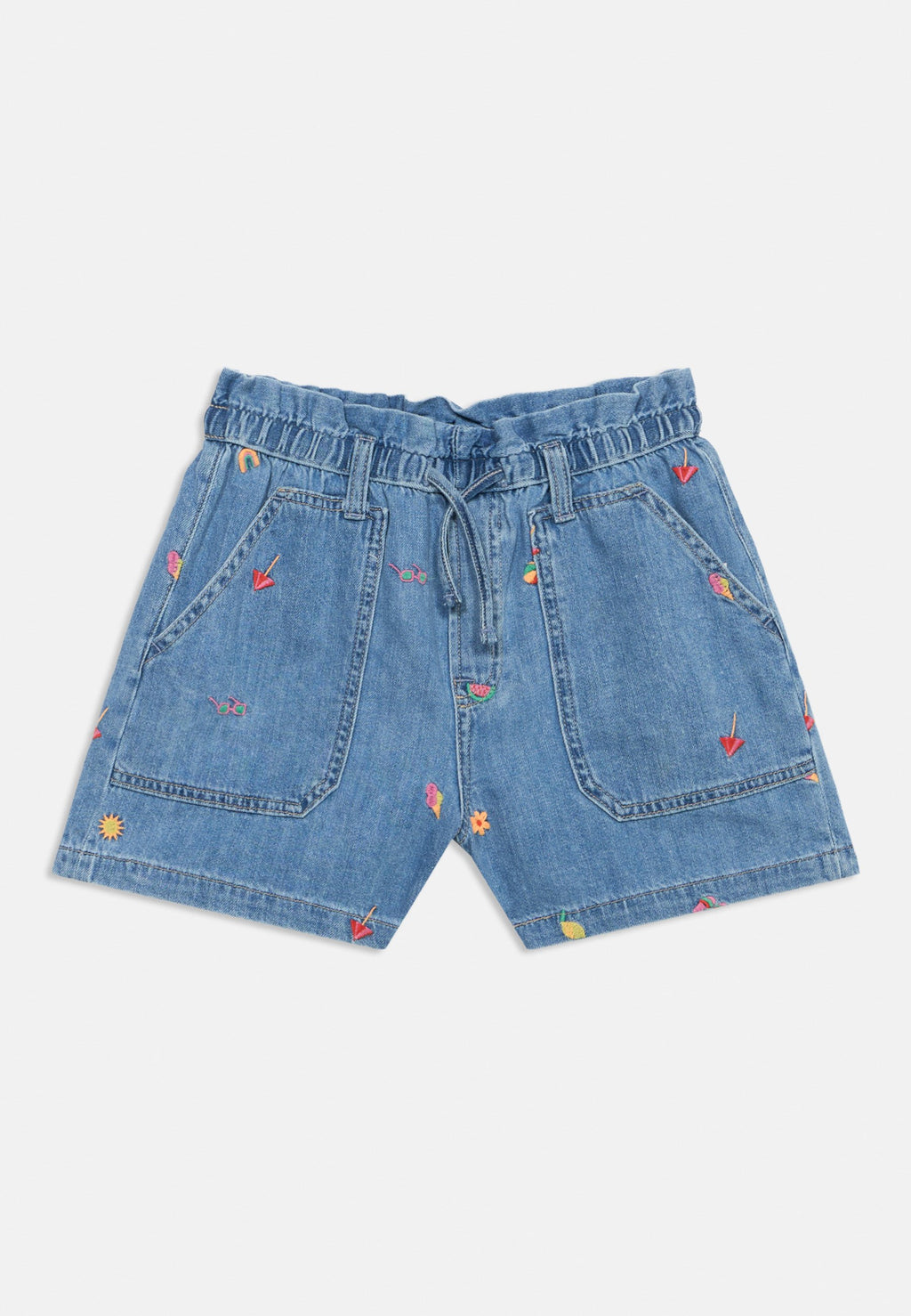 FASHION  - Denim shorts - light wash