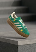 GAZELLE BOLD W X LIBERTY - Trainers - bold green/off white/eqt yellow