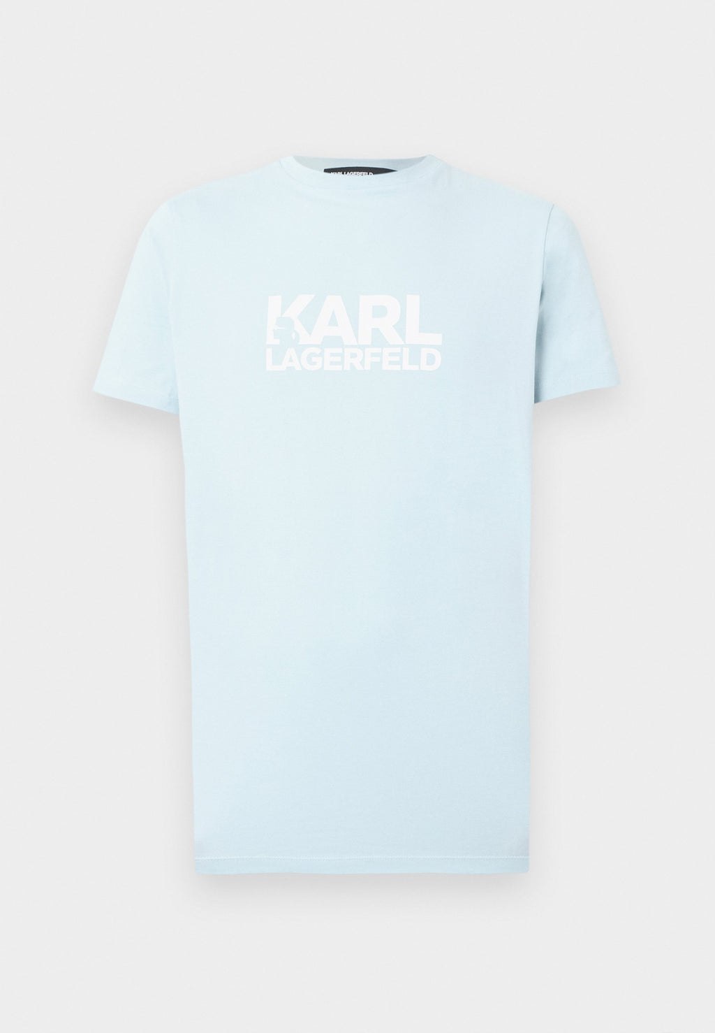 CREW NECK - Print T-shirt - ice blue