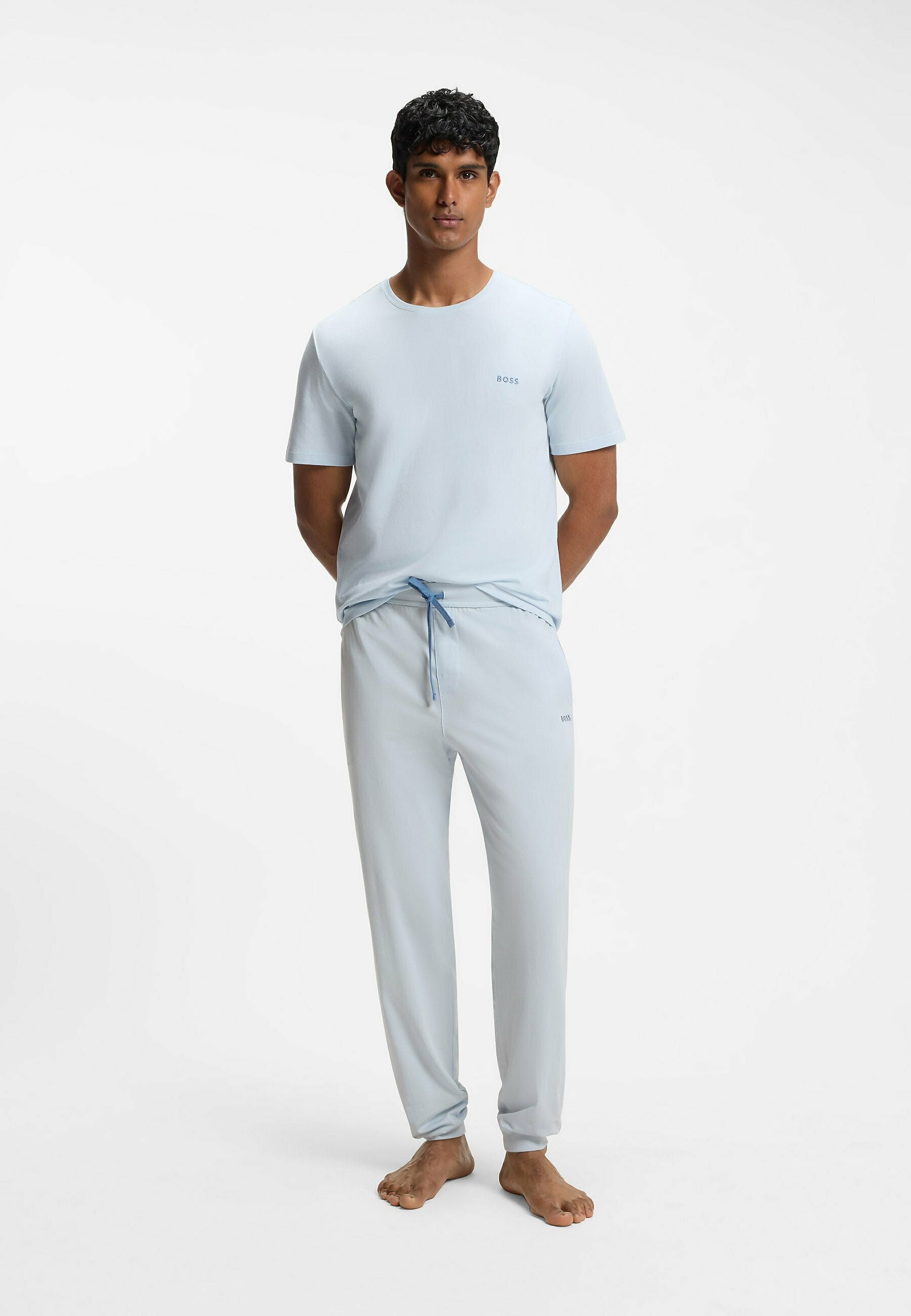 MIX&MATCH PANTS - Pyjama bottoms - open blue thirtynine