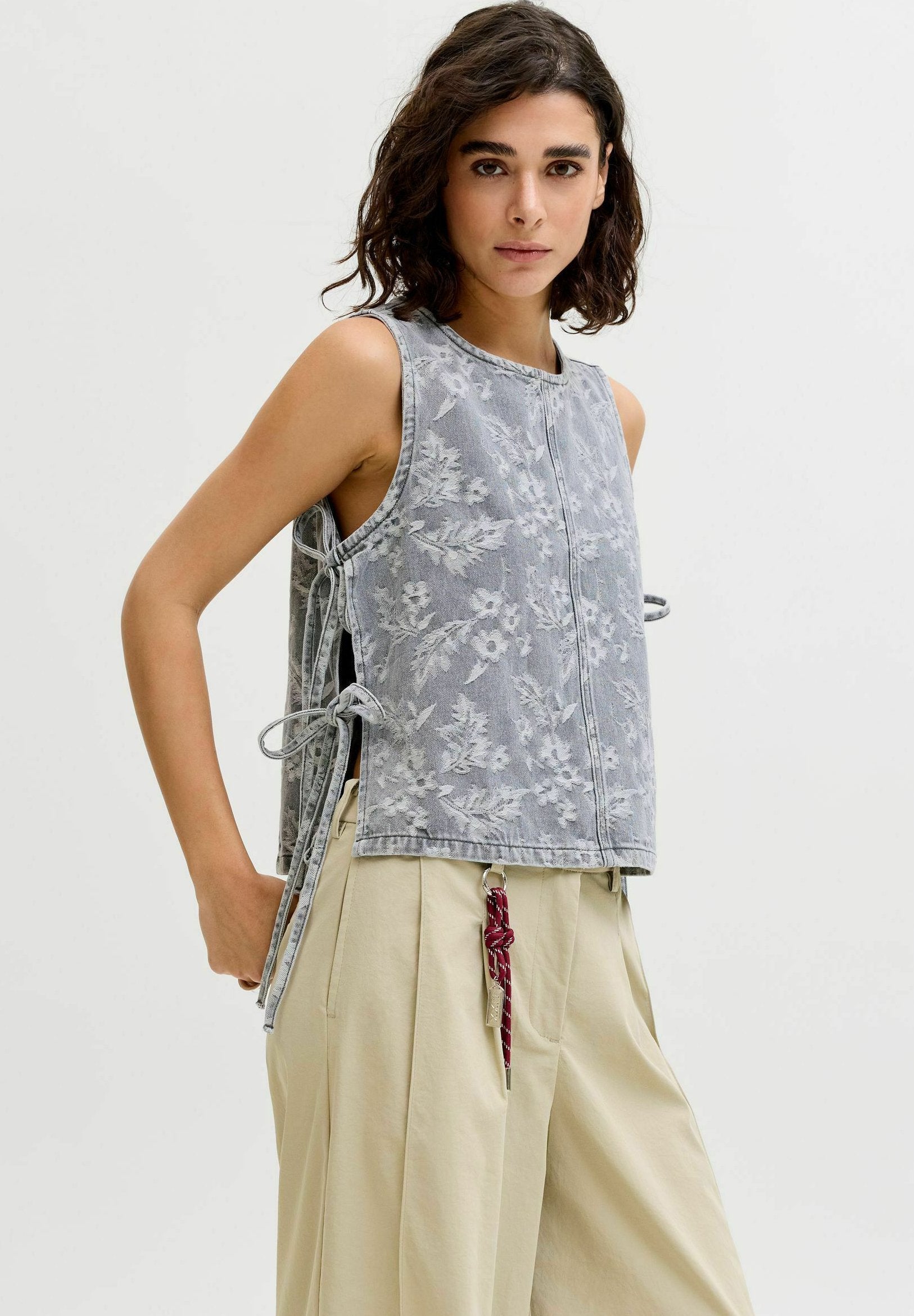 JXMABEL - Blouse - grey denim