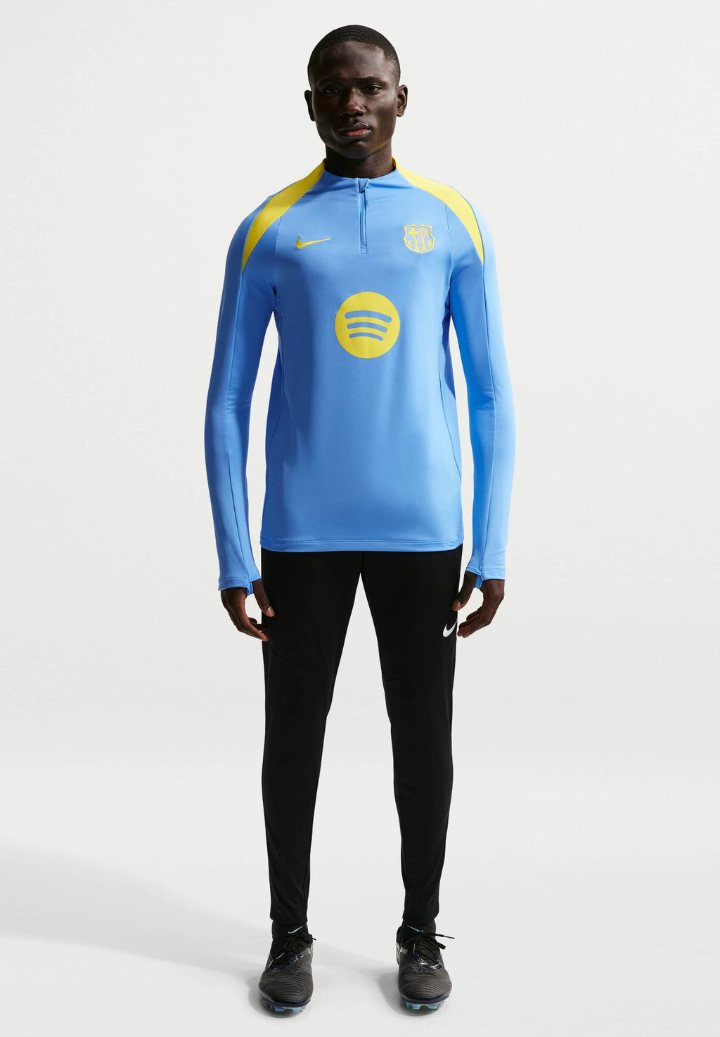 FC BARCELONA STRIKE FOURTH - Football jersey - university blue/opti yellow full spon-player