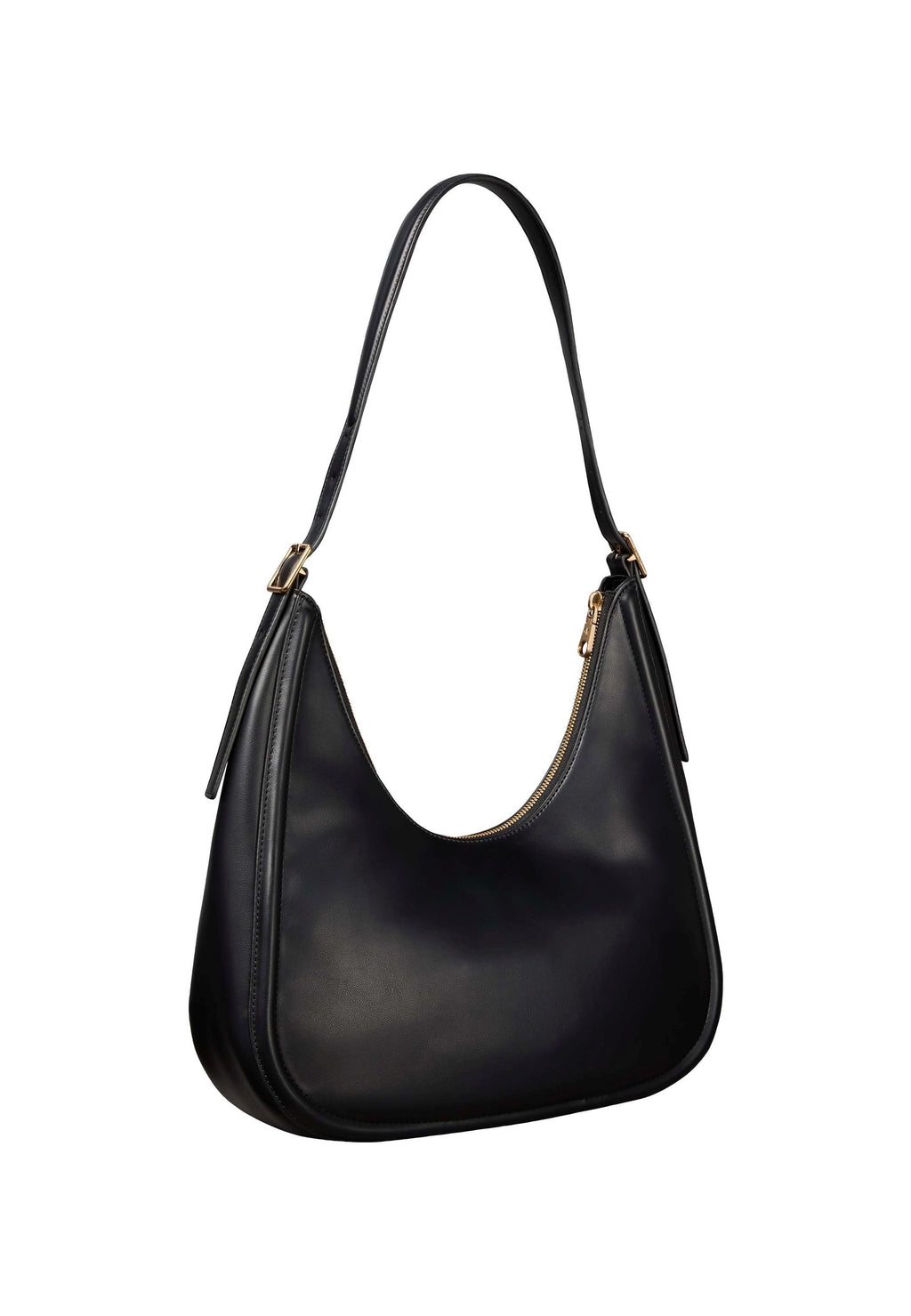 BOLD CRESCENT BAG - Handbag - black