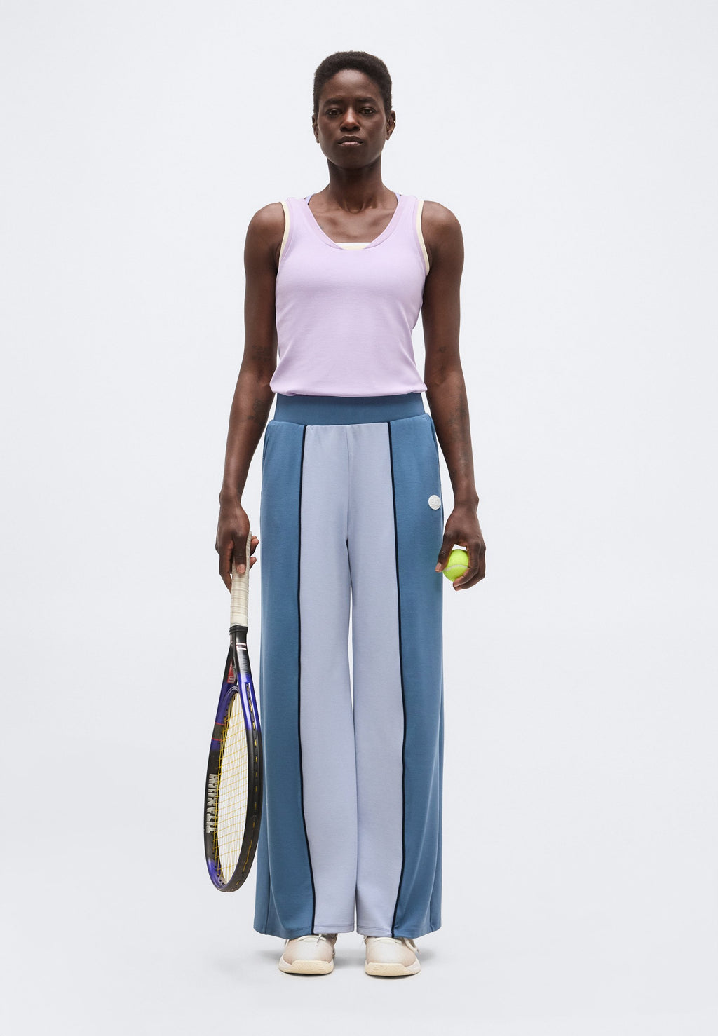 TRAIN SPORTING CLUB PANTS - Tracksuit bottoms - zen blue