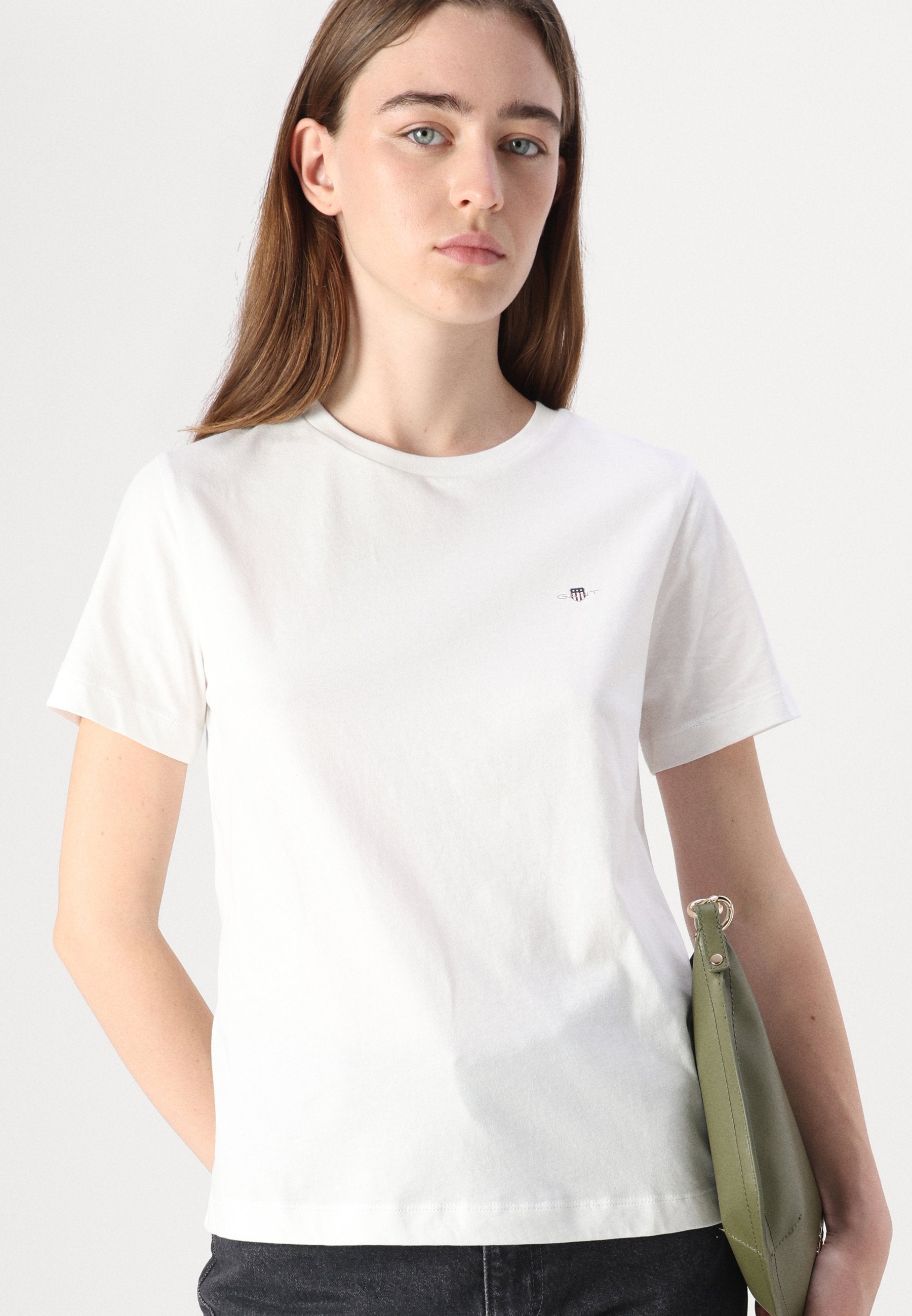 ARCHIVE SHIELD - Basic T-shirt - white