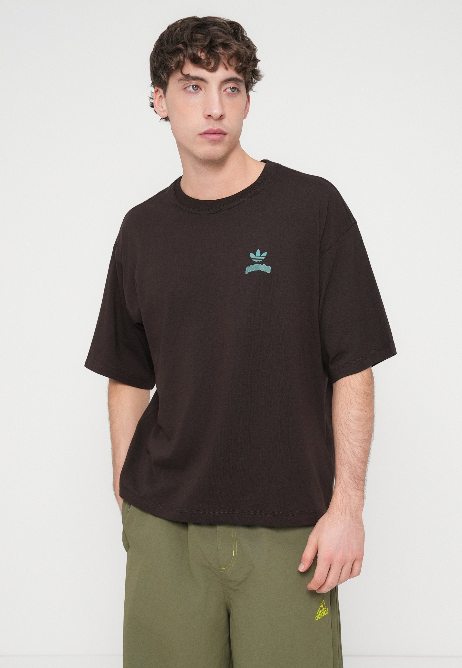BURGER TEE - Print T-shirt - aurora coffee