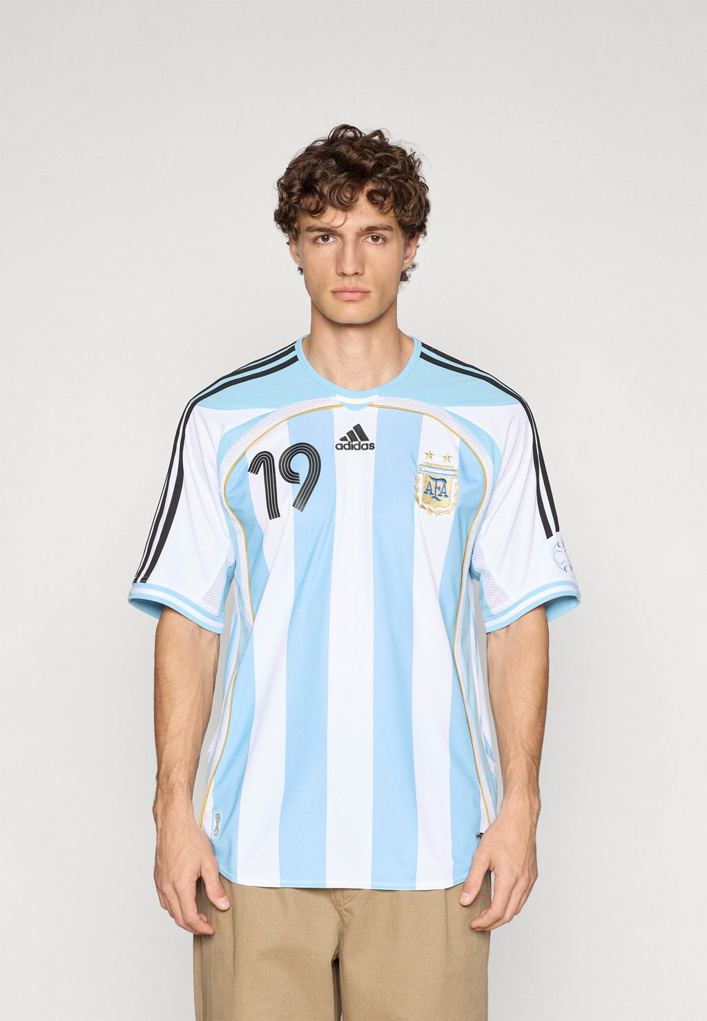 ARGENTINA HOME JERSEY 2006 MESSI - National team wear - white
