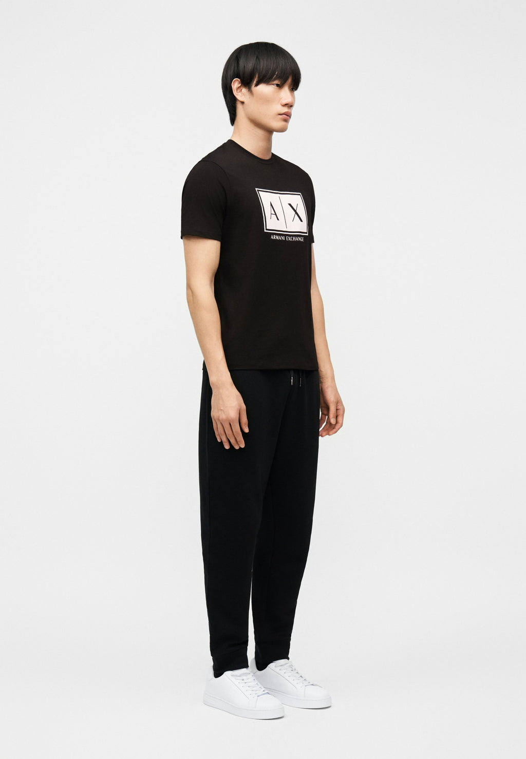 Print T-shirt - black base