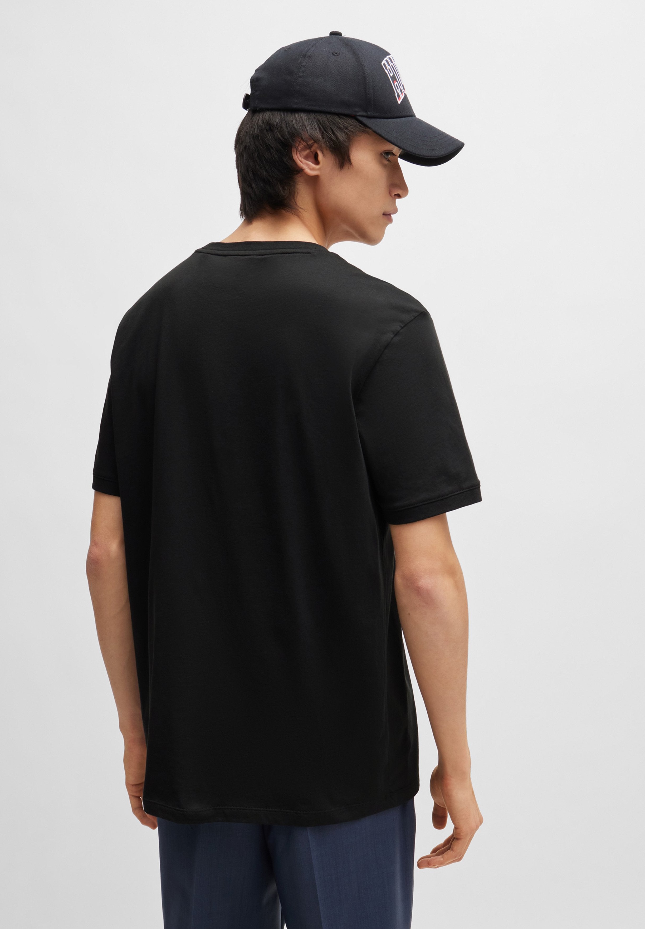 DIRAGOLINO - Basic T-shirt - black