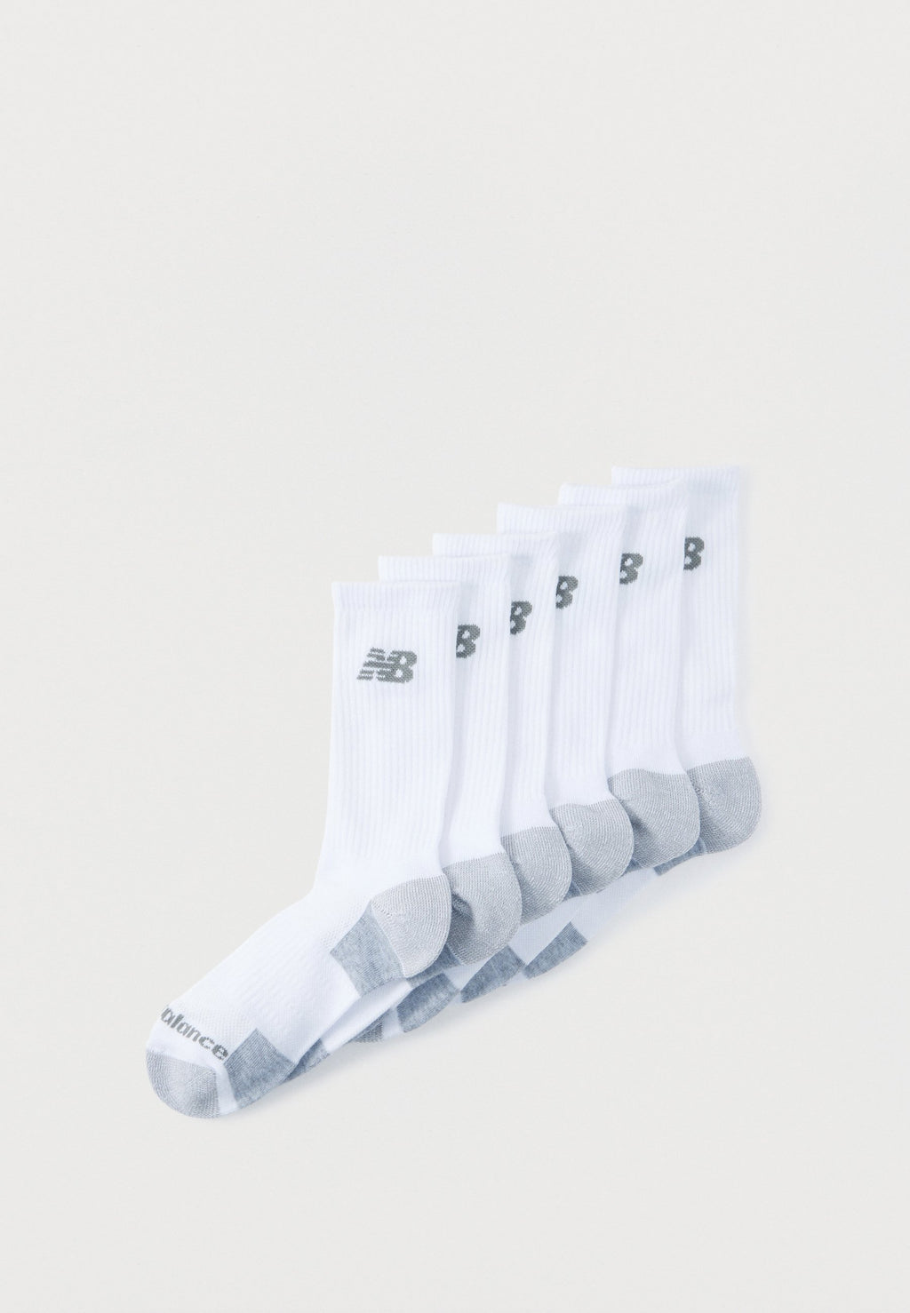 PERFORMANCE CUSHIONED CREW UNISEX 6 PACK  - Sports socks - white