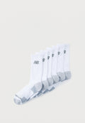 PERFORMANCE CUSHIONED CREW UNISEX 6 PACK  - Sports socks - white