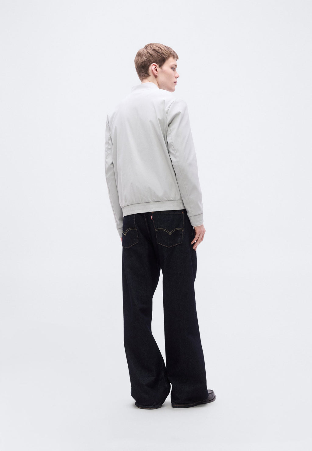 UKASHI - Bomber Jacket - light pastel grey