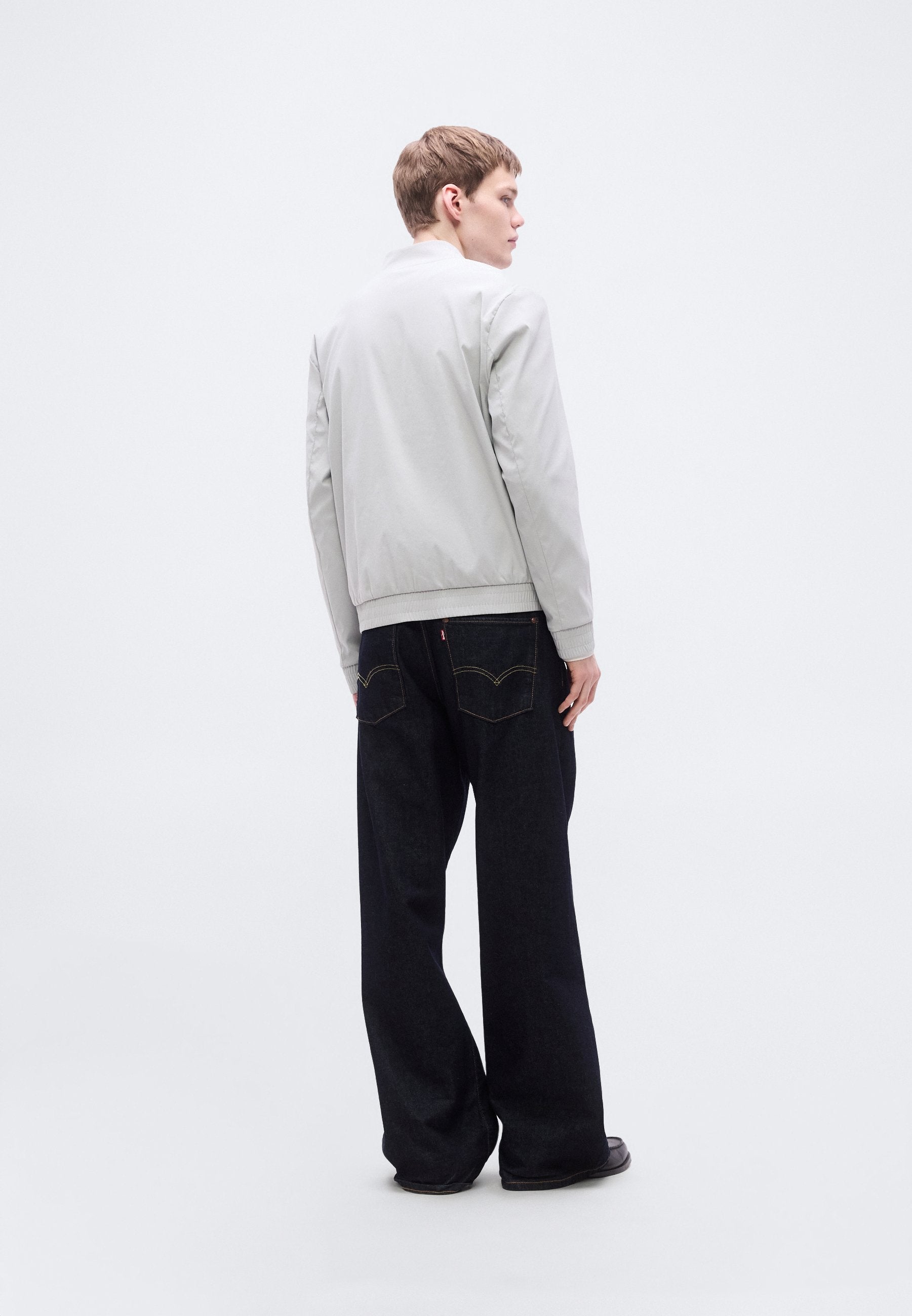 UKASHI - Bomber Jacket - light pastel grey