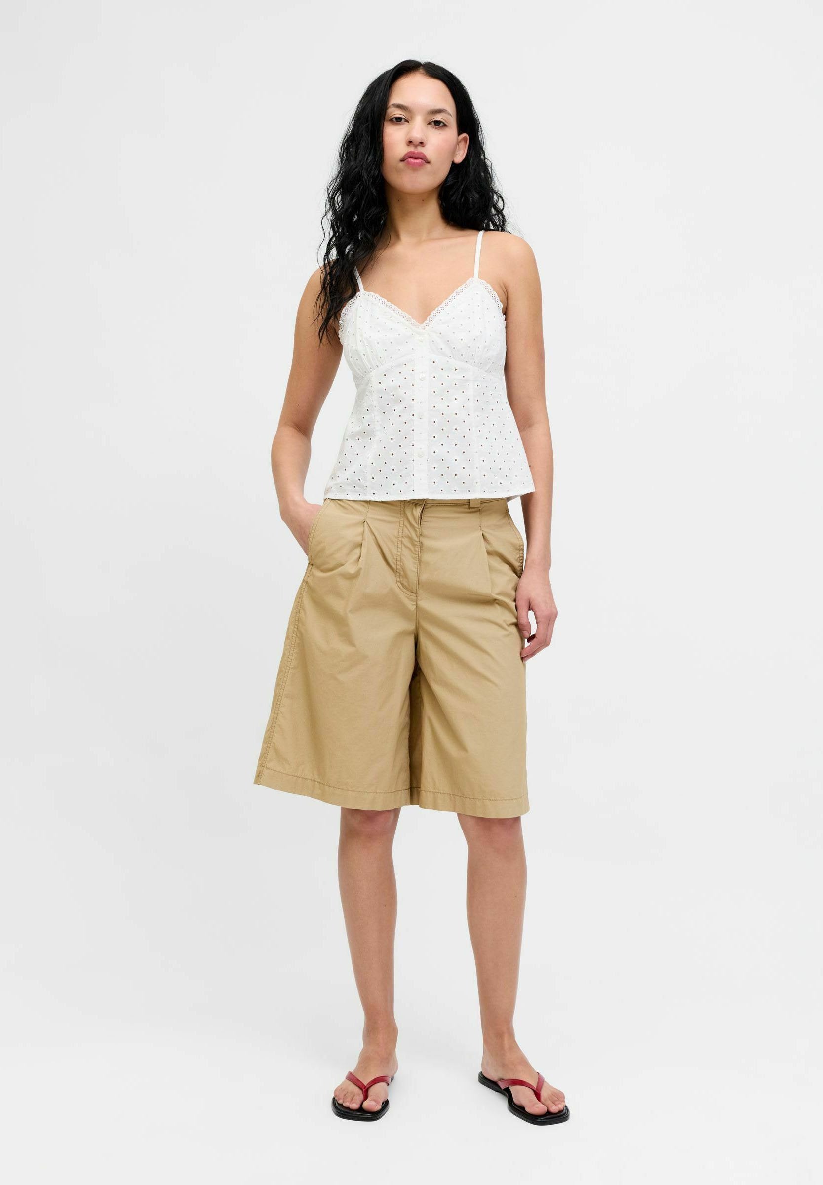 Casual JXNELLIE Casual - Shorts - petrified oak