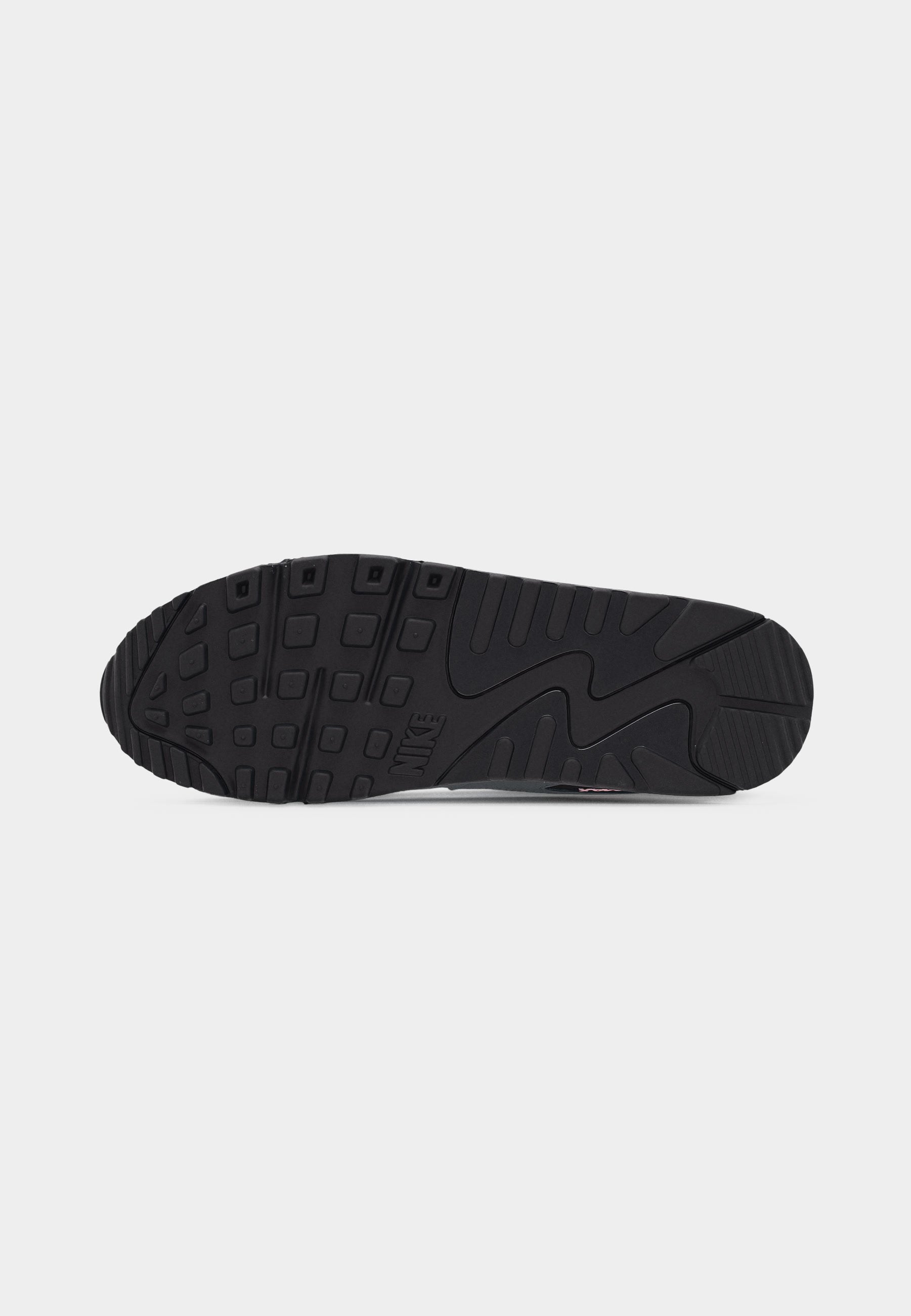 AIR MAX 90 UNISEX - Trainers - white/black/pink foam/anthracite/smoke grey