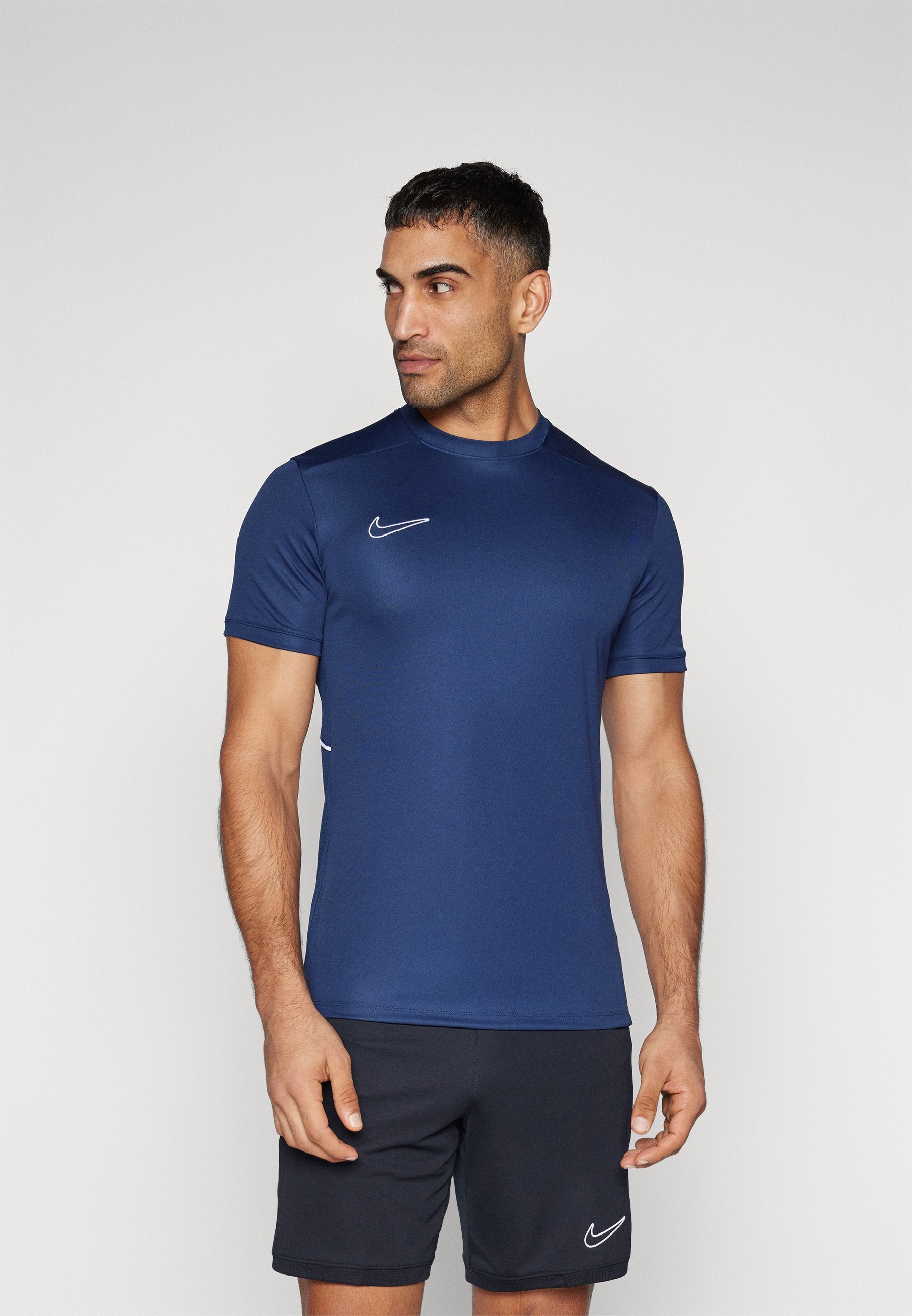 MEN'S SHORT SLEEVE SOCCER - Sports T-shirt - midnight navy/white