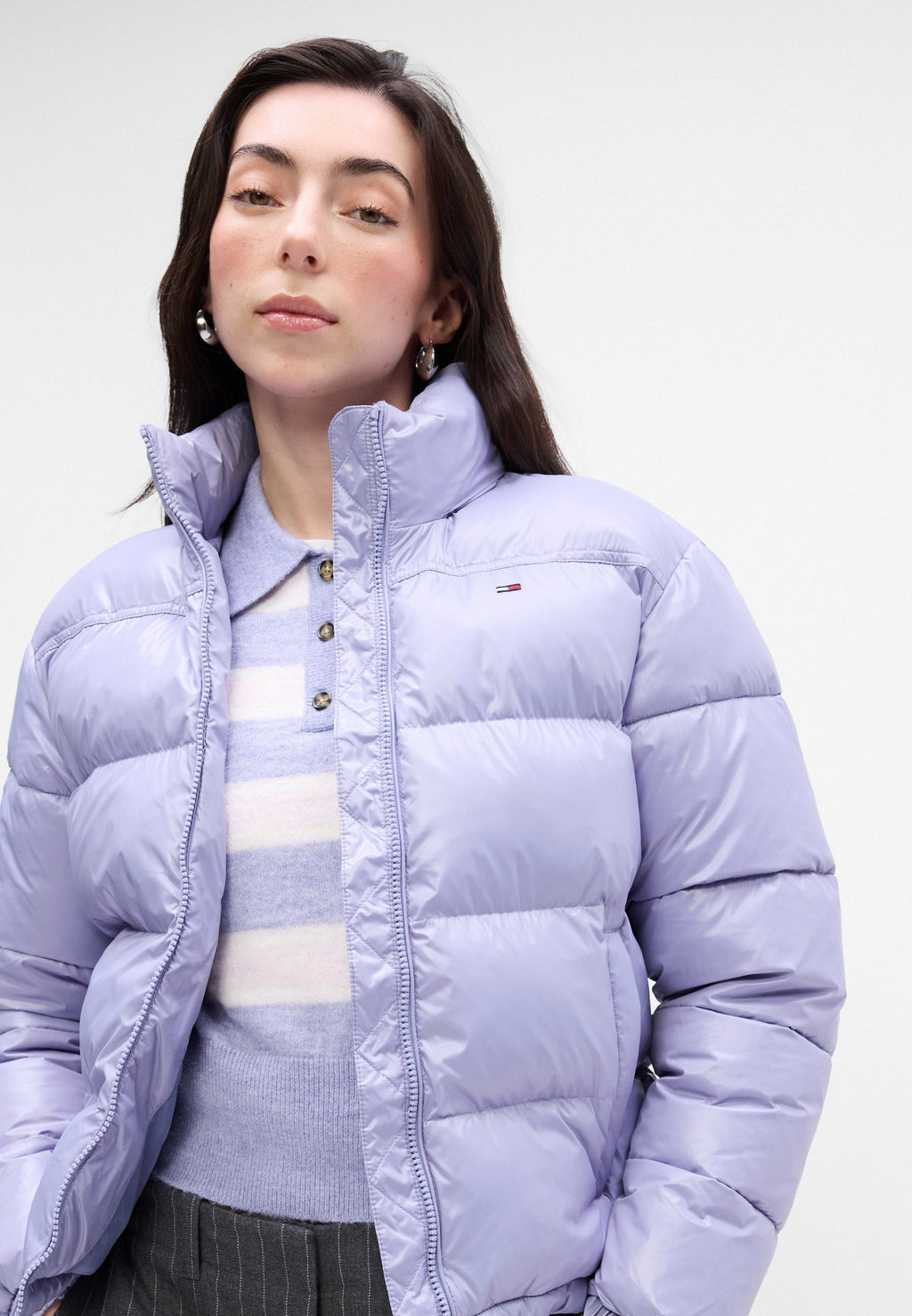 PACKABLE SHINY PUFFER JACKET - Winter jacket - periwinkle dusk