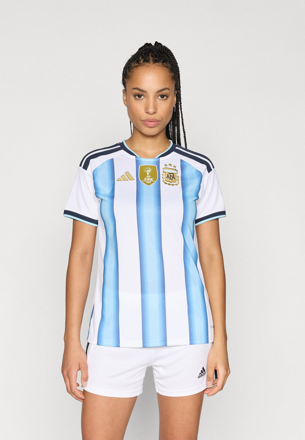 ARGENTINA 26 HOME - National team wear - white/icey blue/light blue