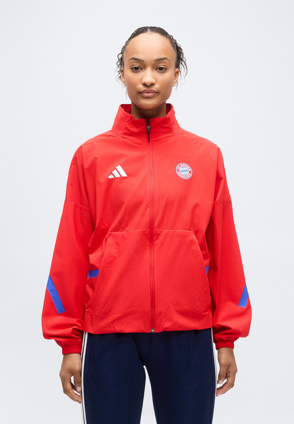 FC BAYERN Z.N.E. ANTHEM JACKET - Club wear - red