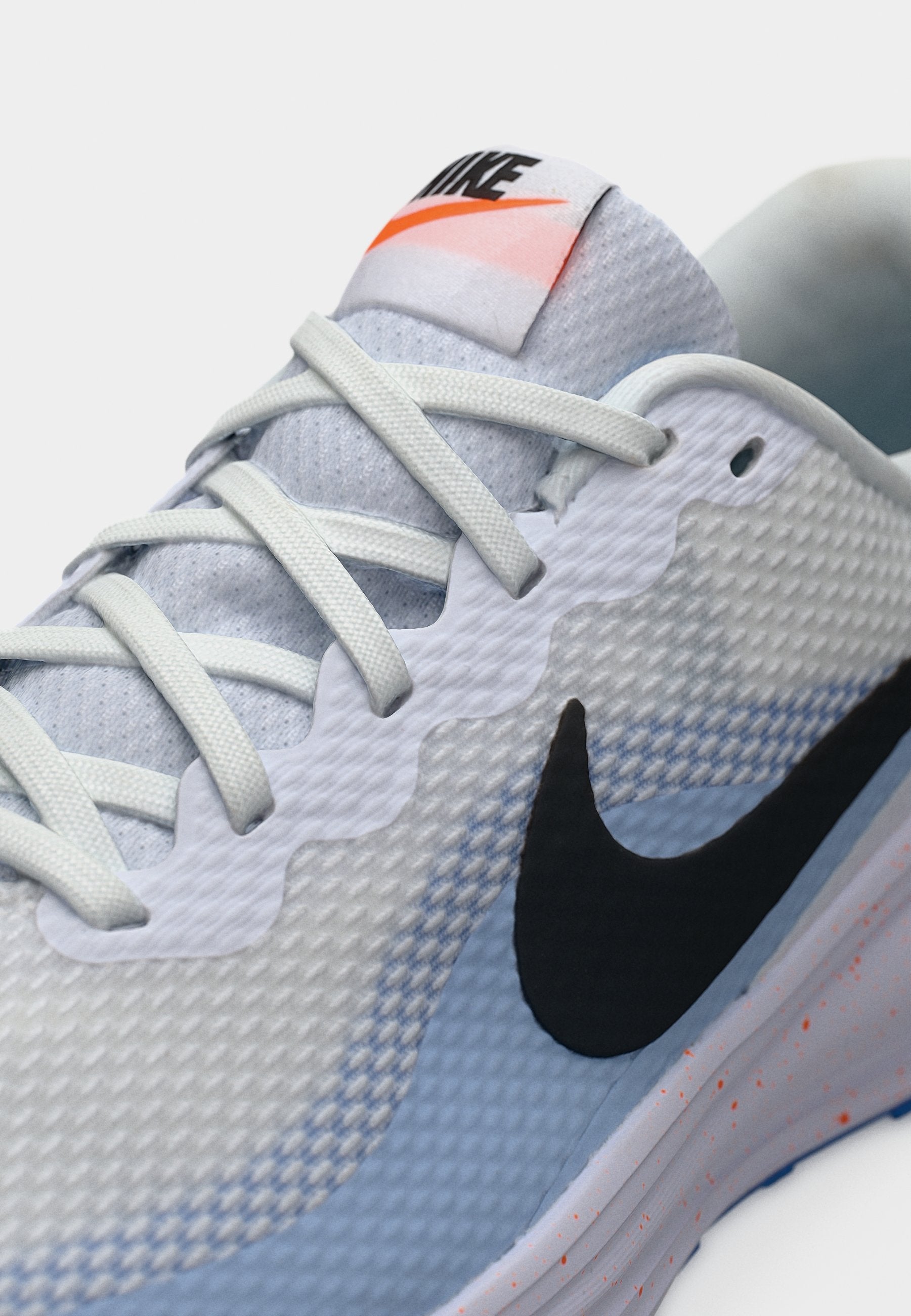 REVOLUTION 8 - Road running shoes - white/off noir/hydrogen blue/blue crystal/total orange