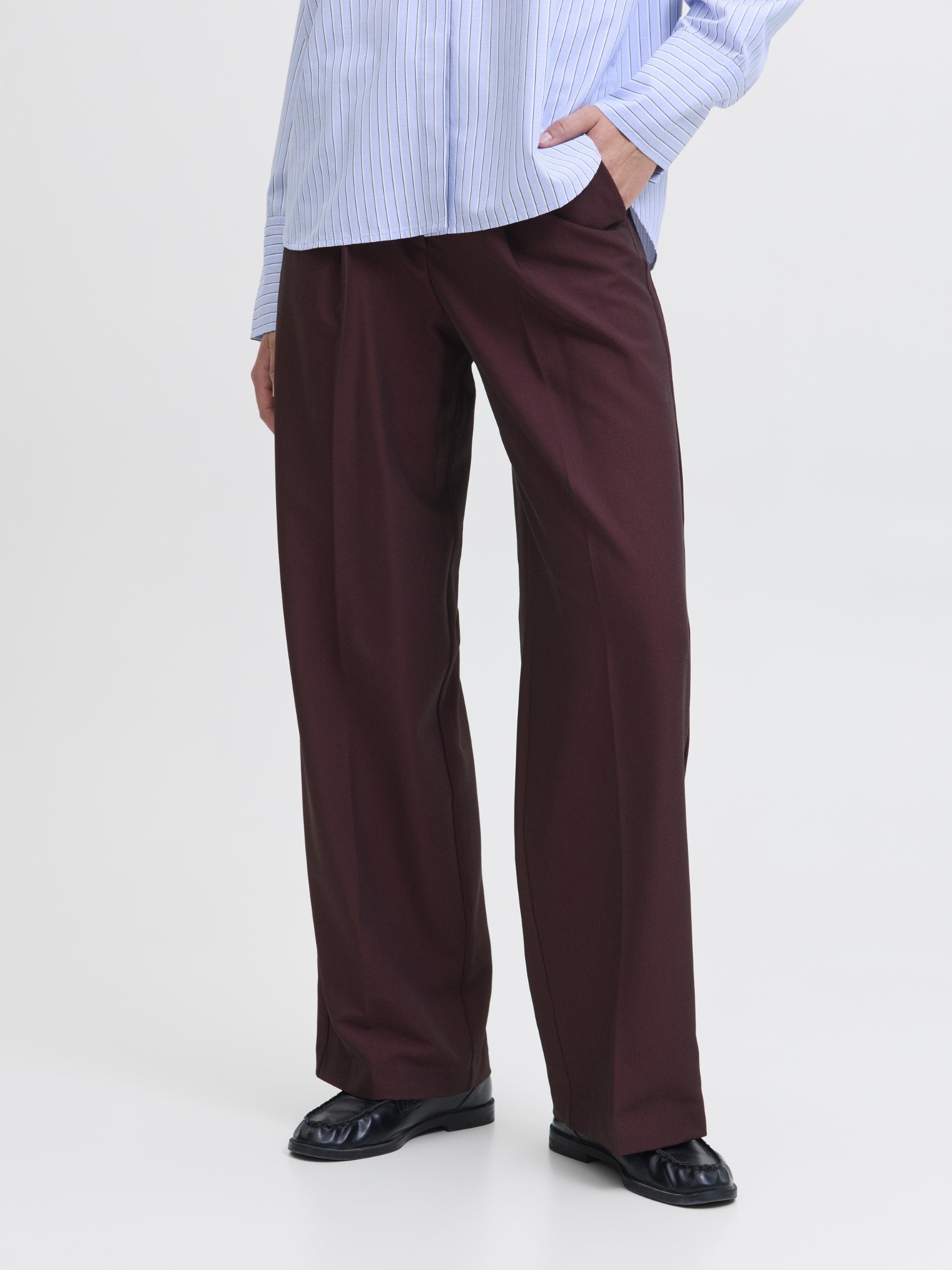 JXELLIS - Trousers - cabernet