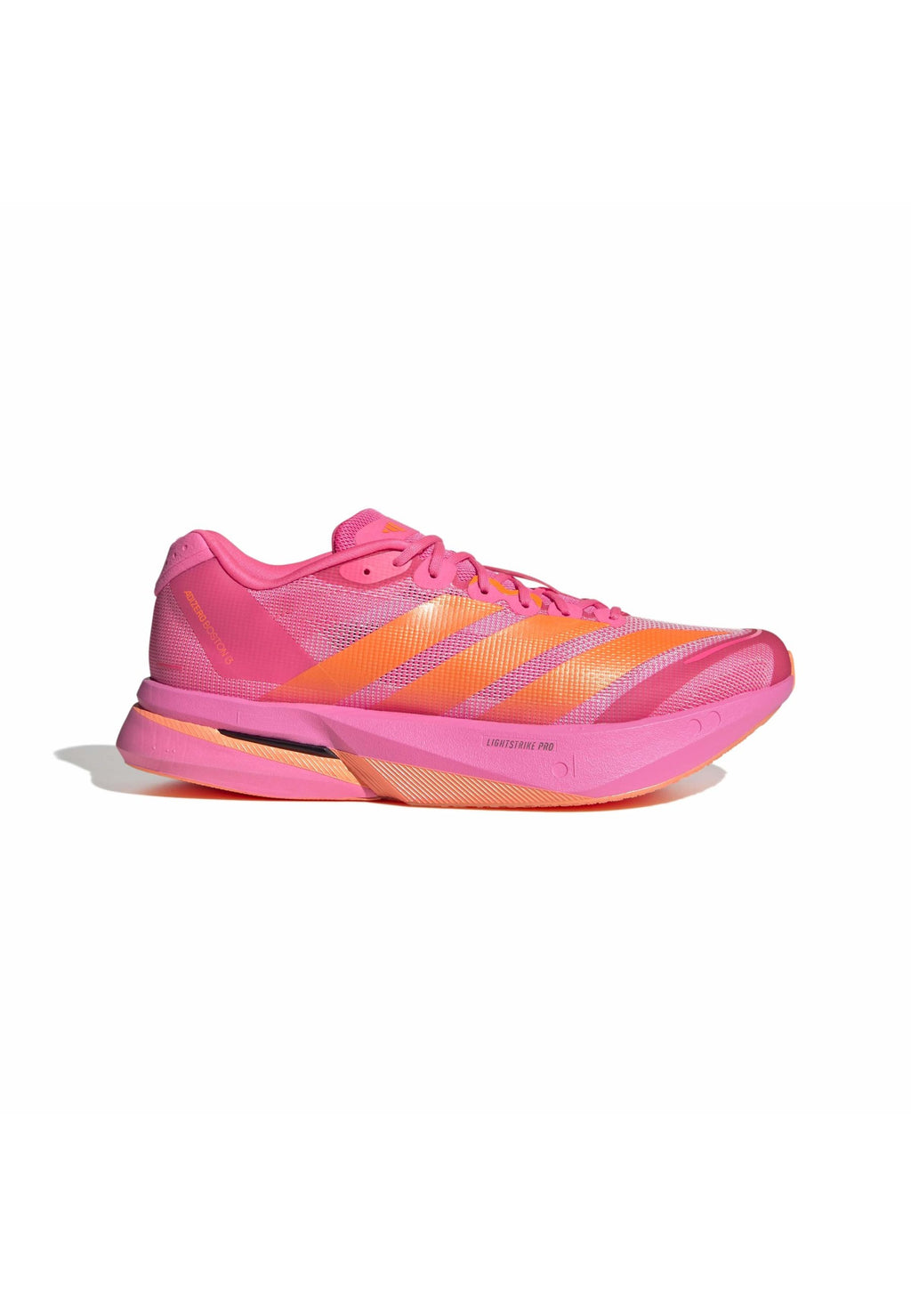 ADIZERO BOSTON 13 M - Road running shoes - lucid pink/lucid orange/iron metallic