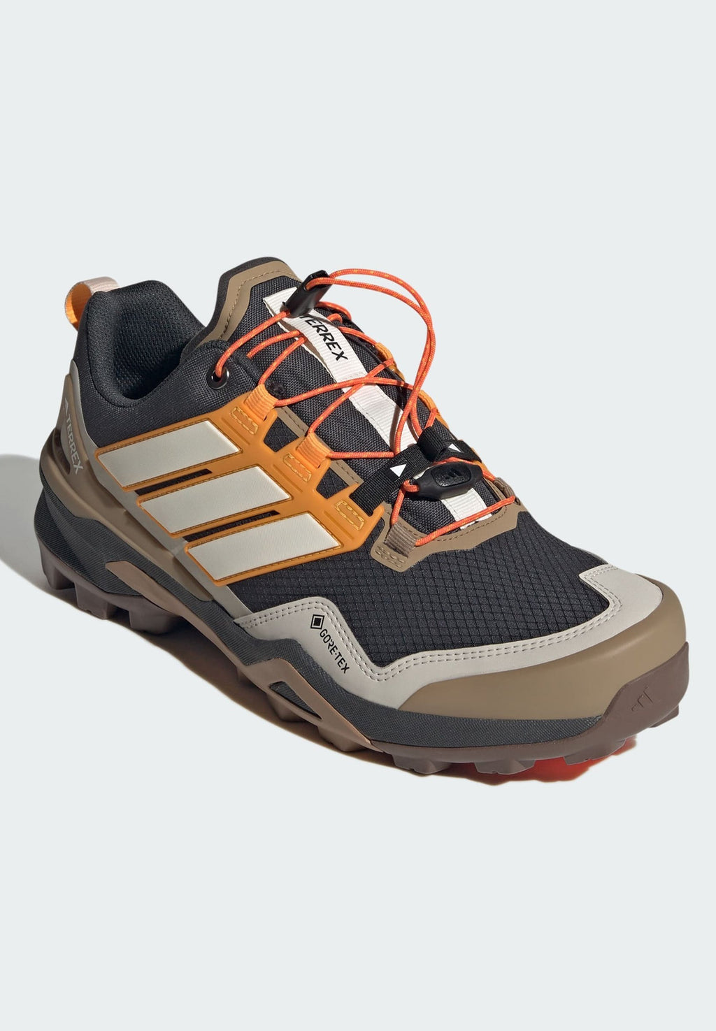 TERREX SKYCHASER GORE-TEX HIKING SHOES - Hiking shoes - carbon   off white   pure tangerine