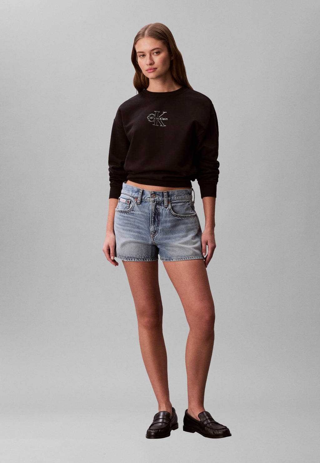 FOIL CREW - Sweatshirt - black