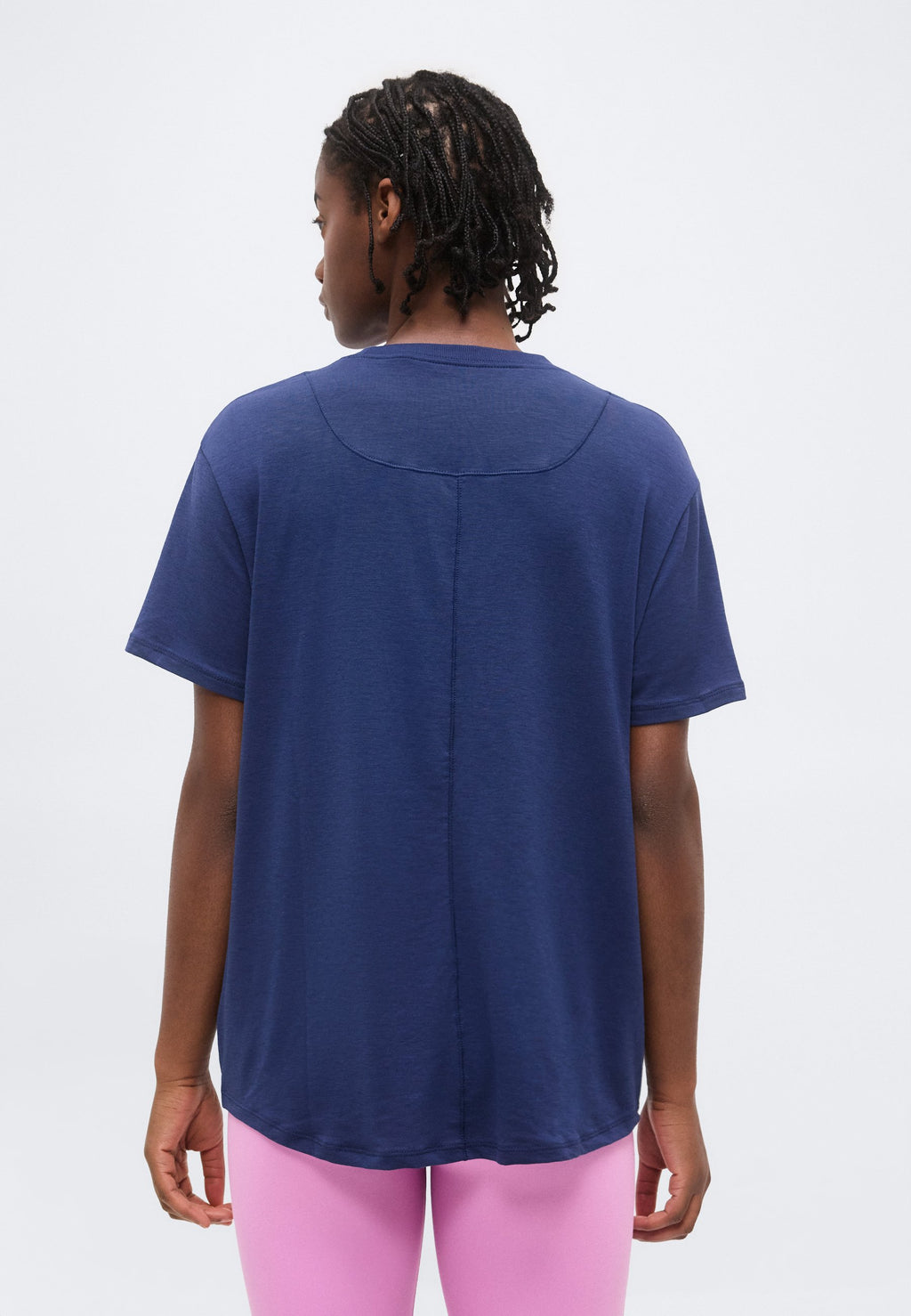 ONE RELAXED - Sports T-shirt - midnight navy/white